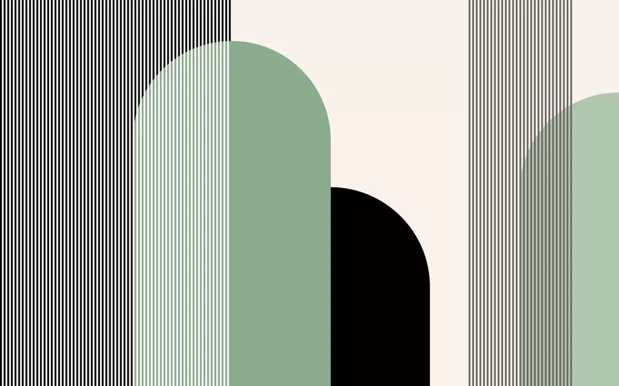 wall murals Апстракција са линијама w00631v1