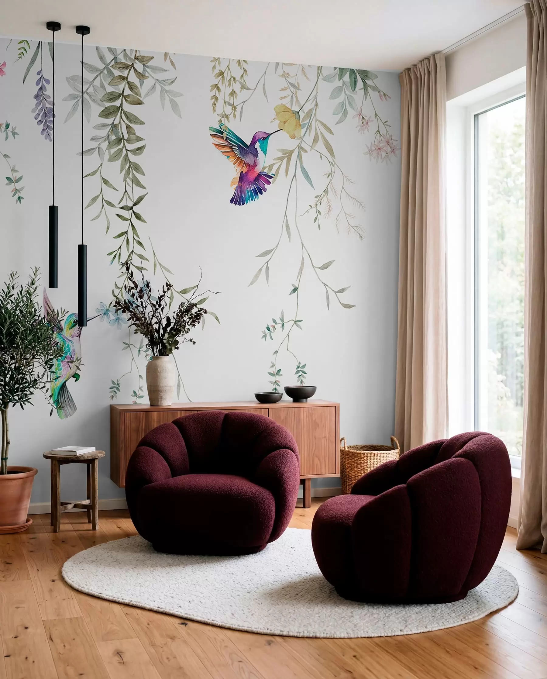 wall murals Kolibri u letu w00660