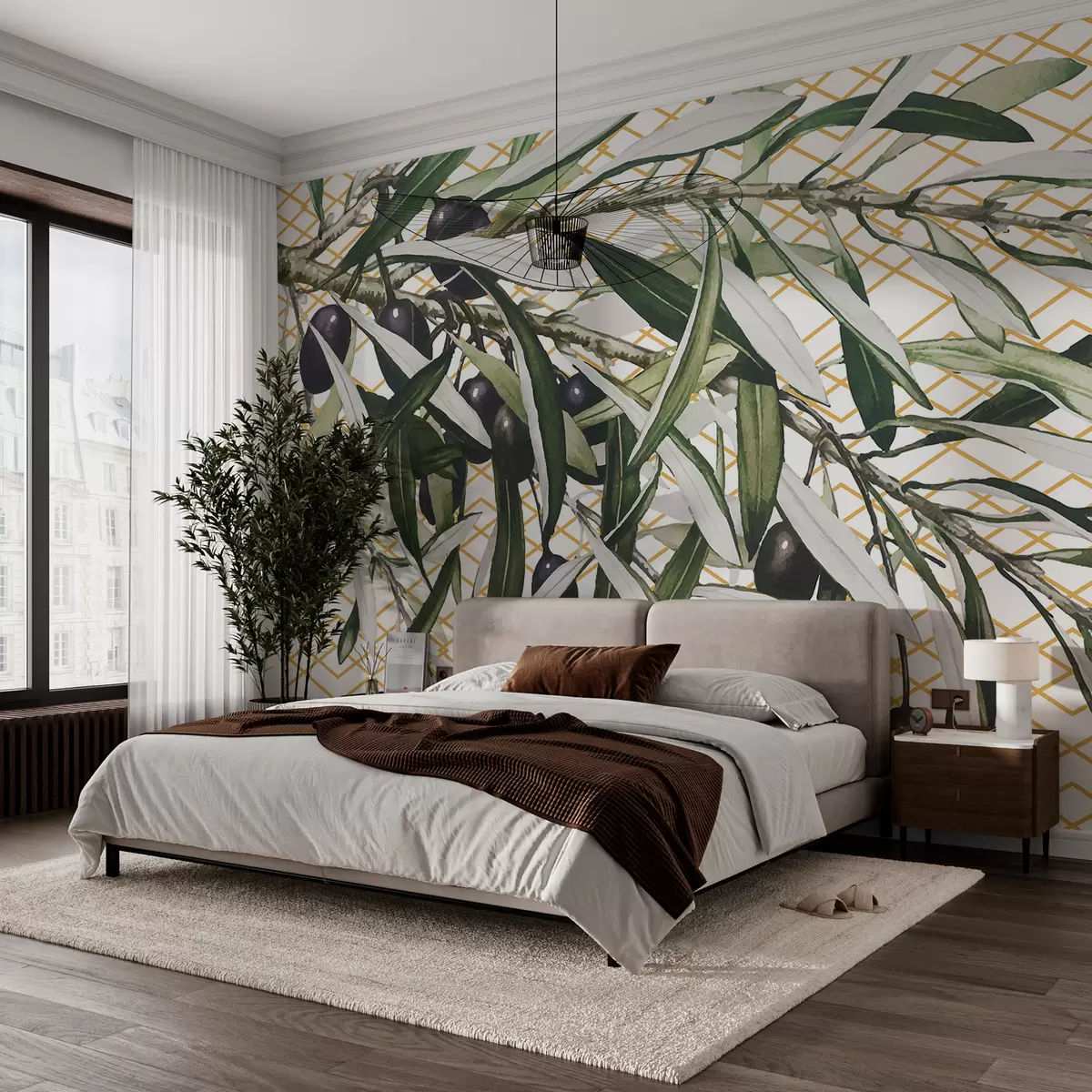 wall murals Маслинова гранчица w00919