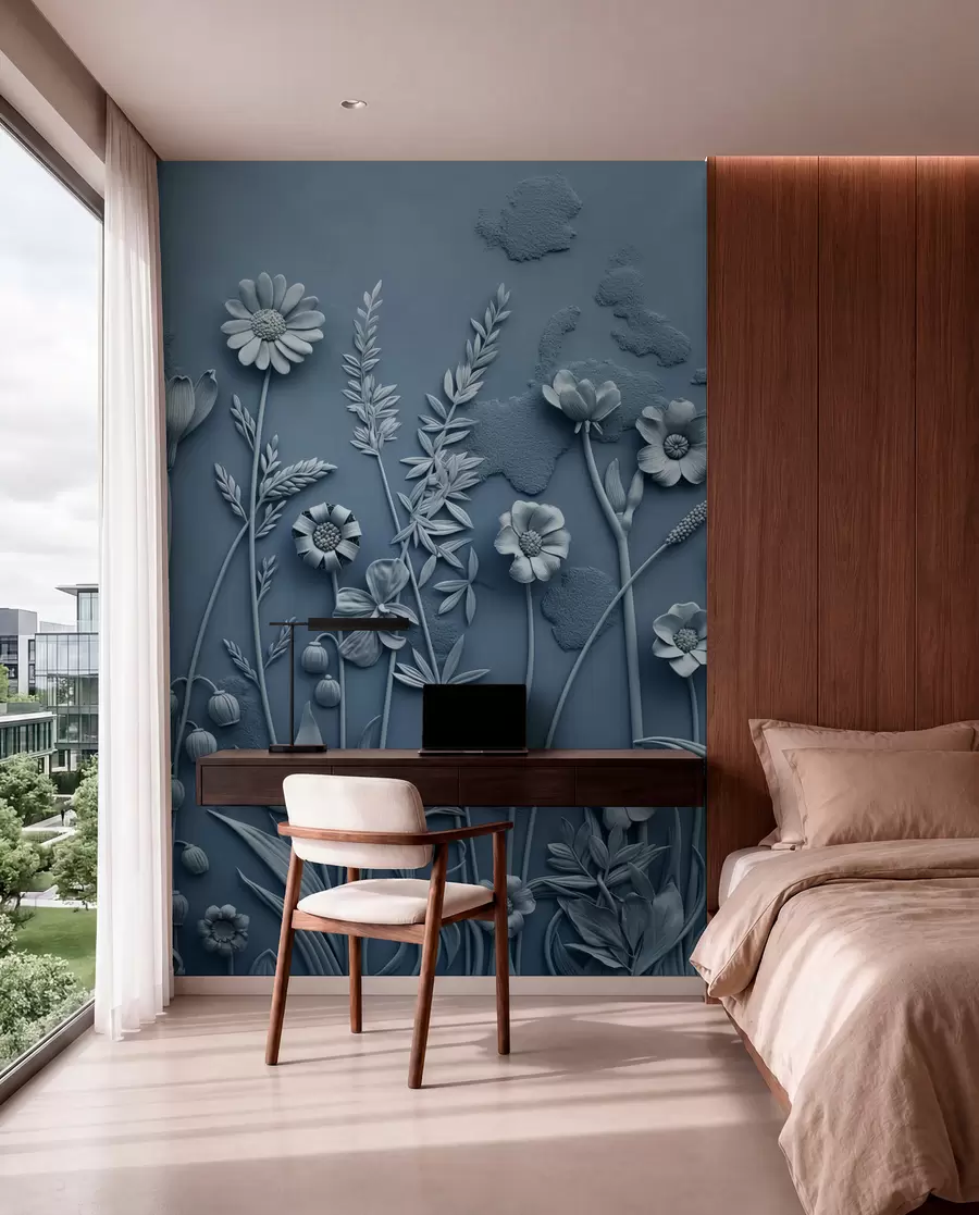 wall murals Поље 3Д цвеће w07869