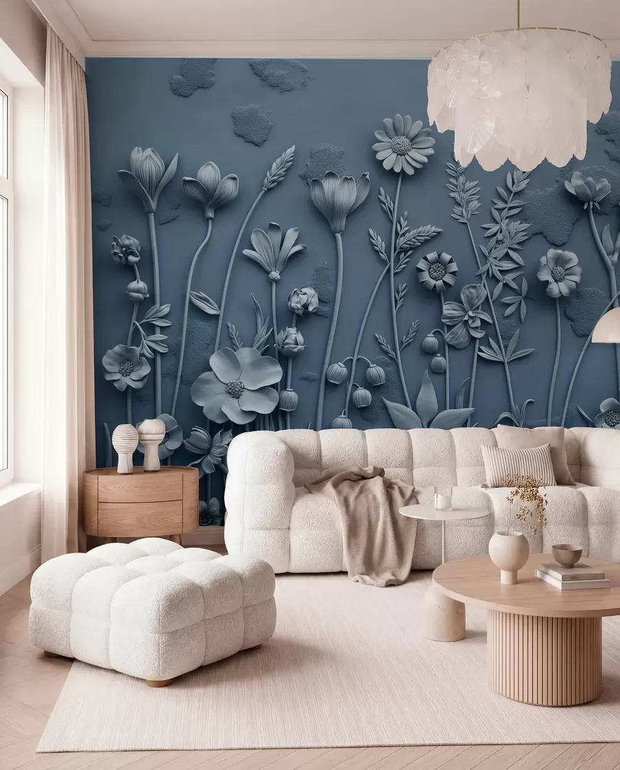 wall murals Поље 3Д цвеће w07869