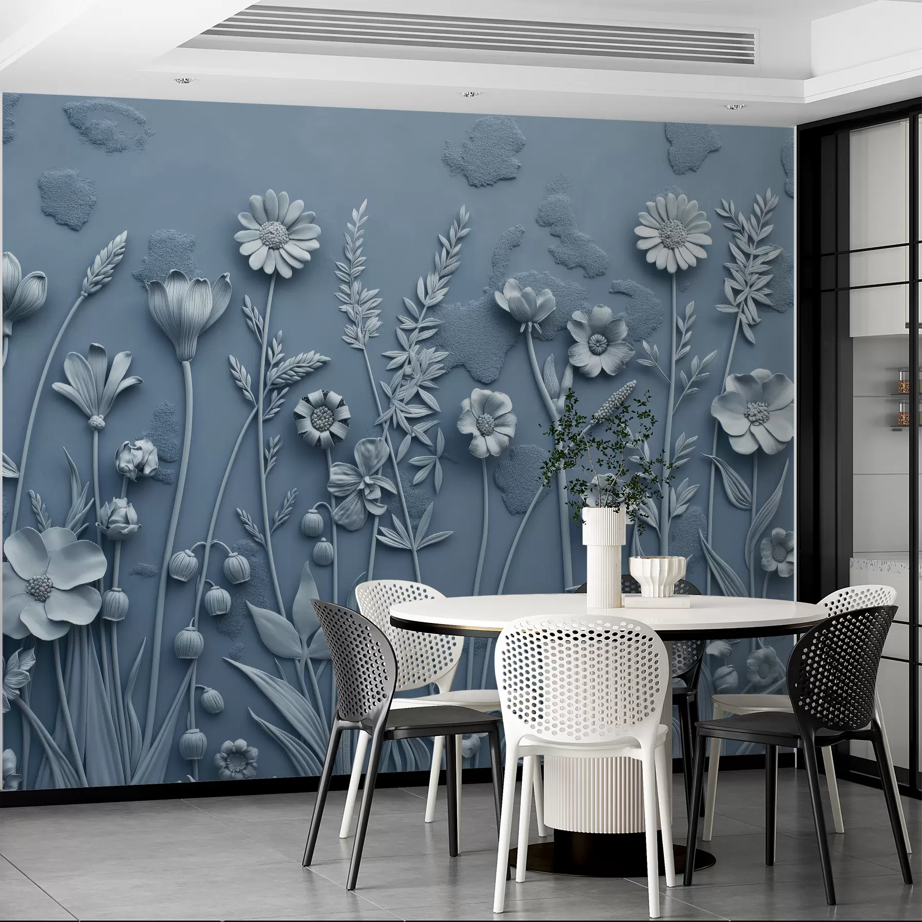 wall murals Поље 3Д цвеће w07869