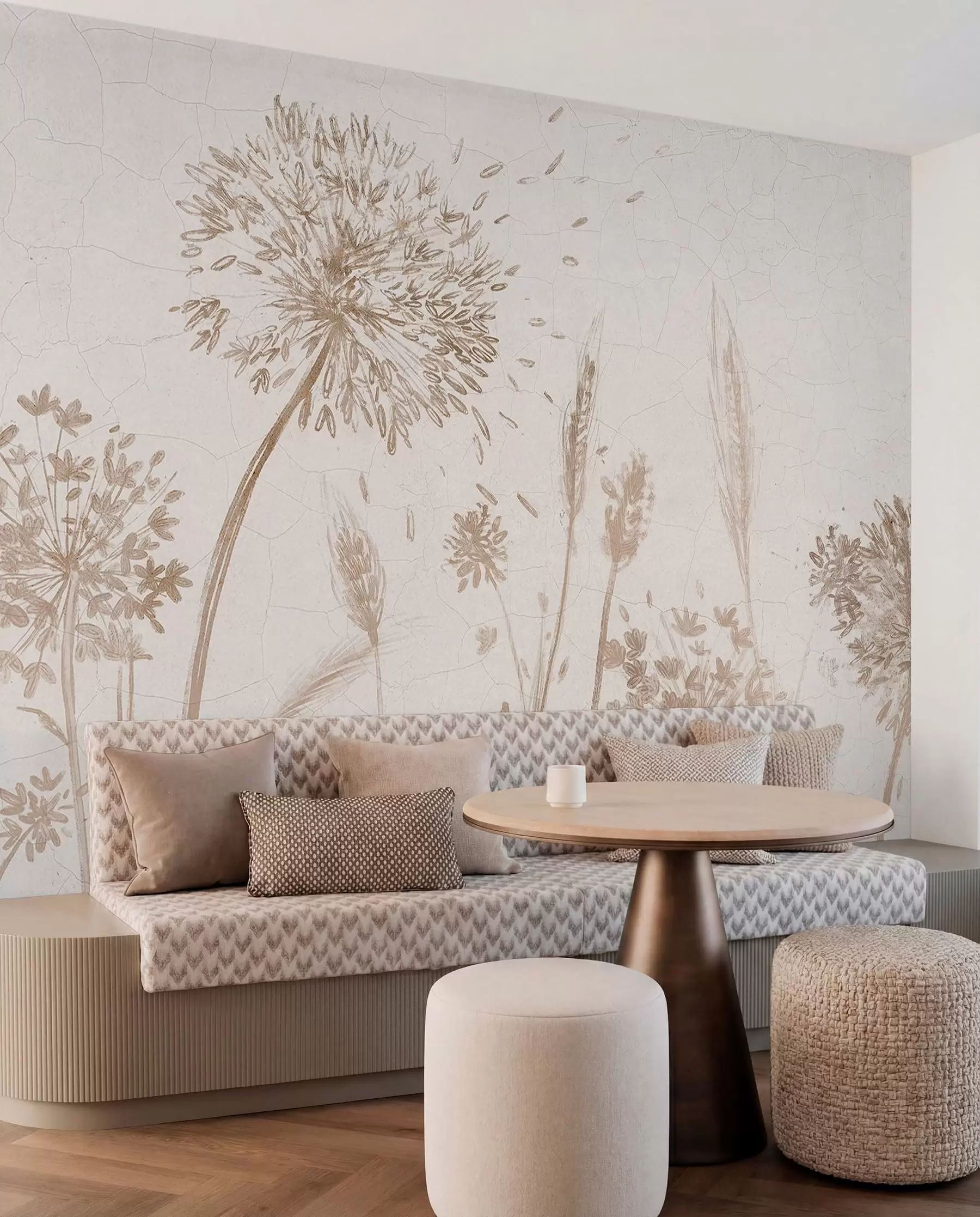 wall murals Let maslačka w07921