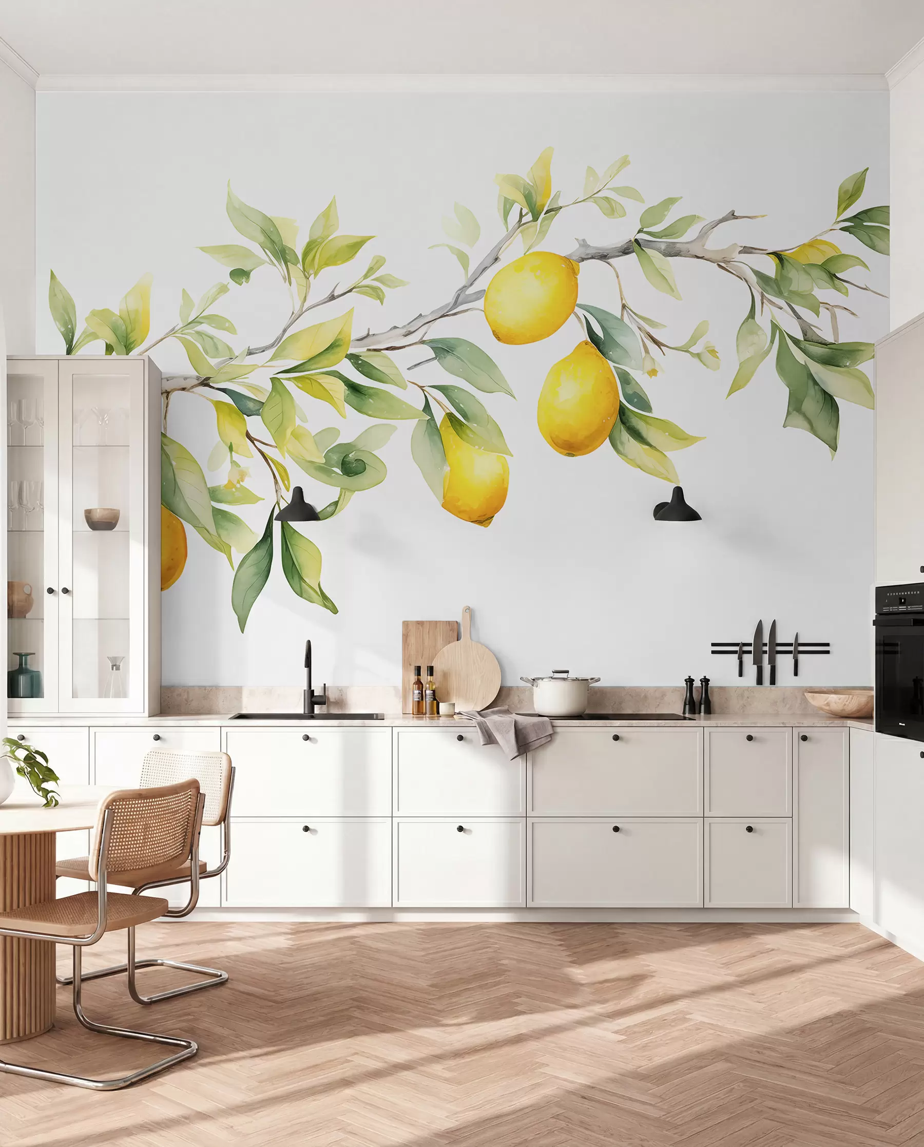 wall murals Limuni na grani w08096
