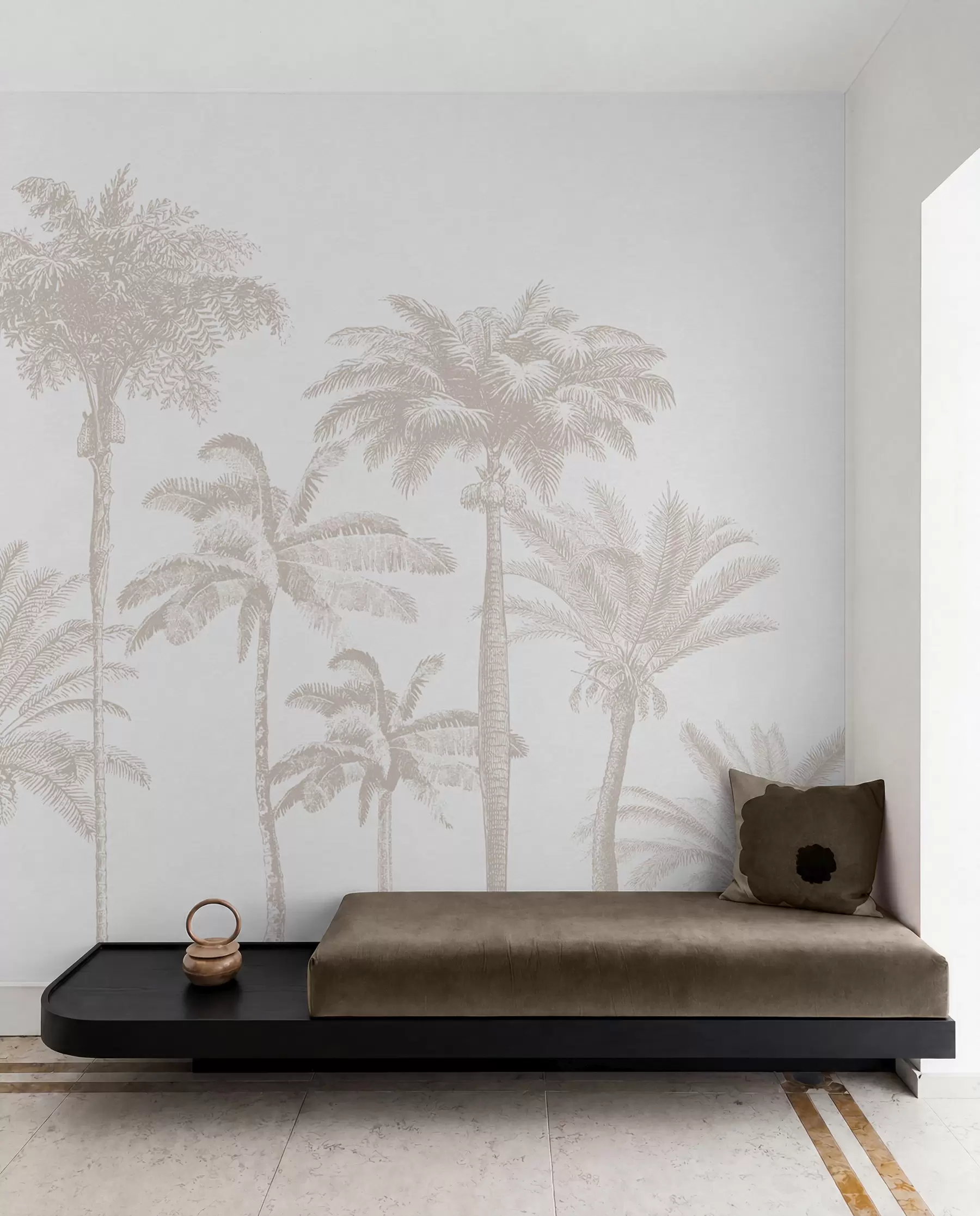 wall murals Оаза тропских палми минимална w08111