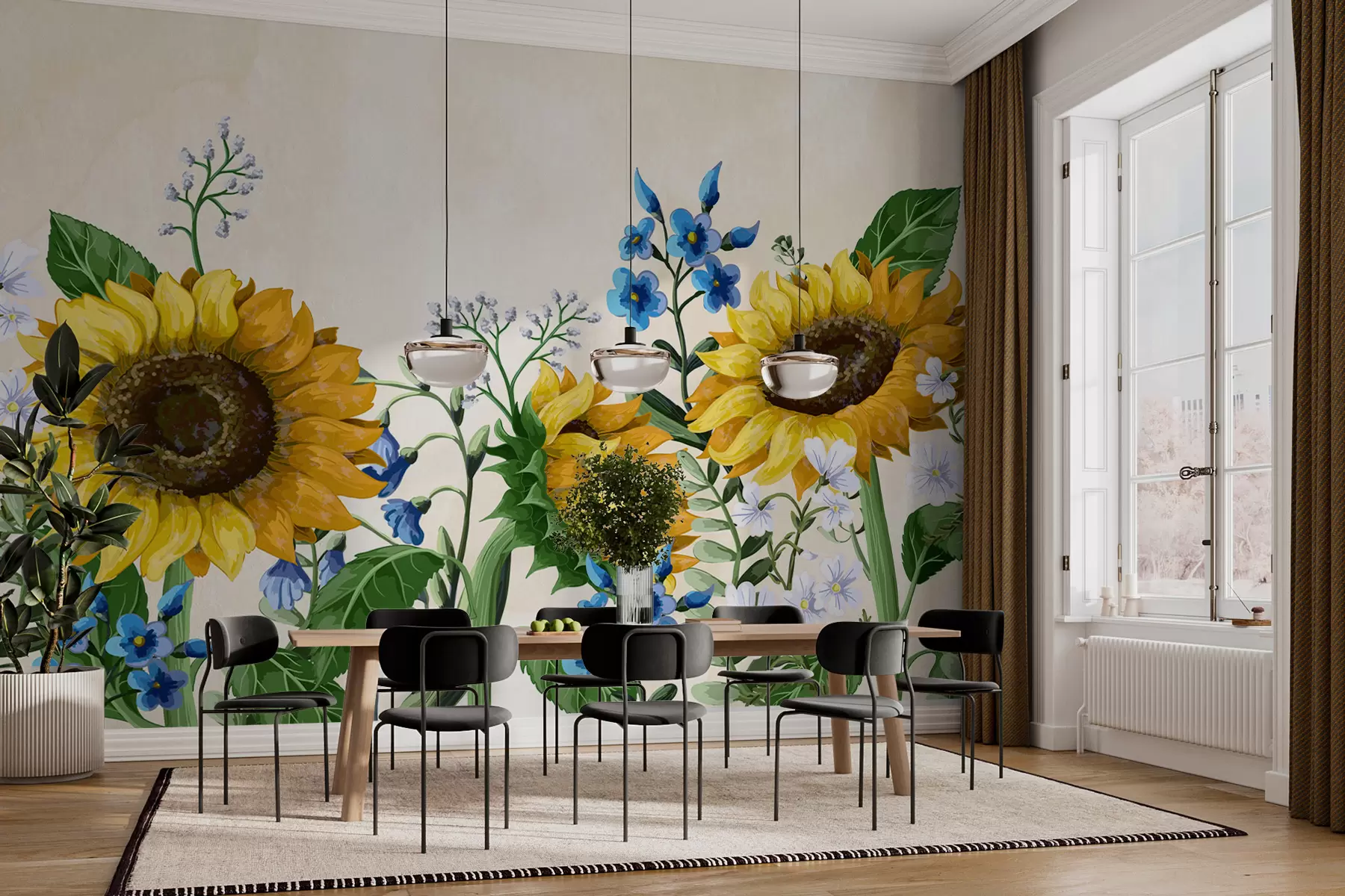 wall murals Сунцокрети w01341