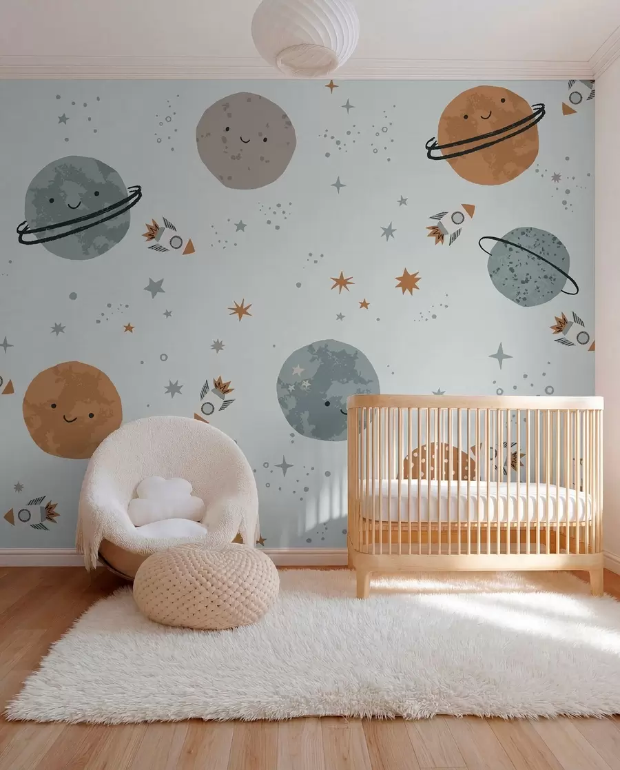 wall murals Дечије тапете, свемир, планете w01417