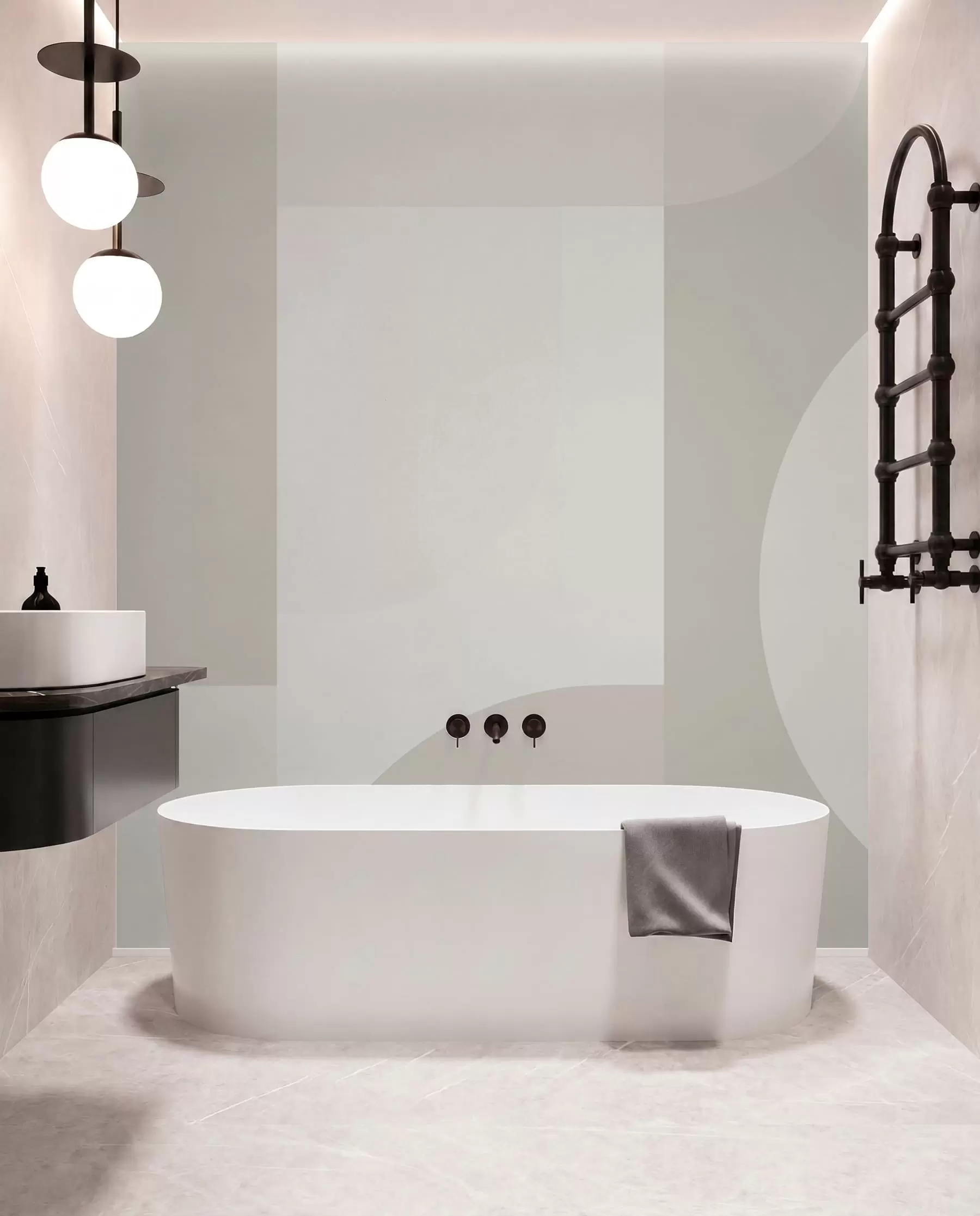 wall murals Елегантна геометрија минимализма w01500v3