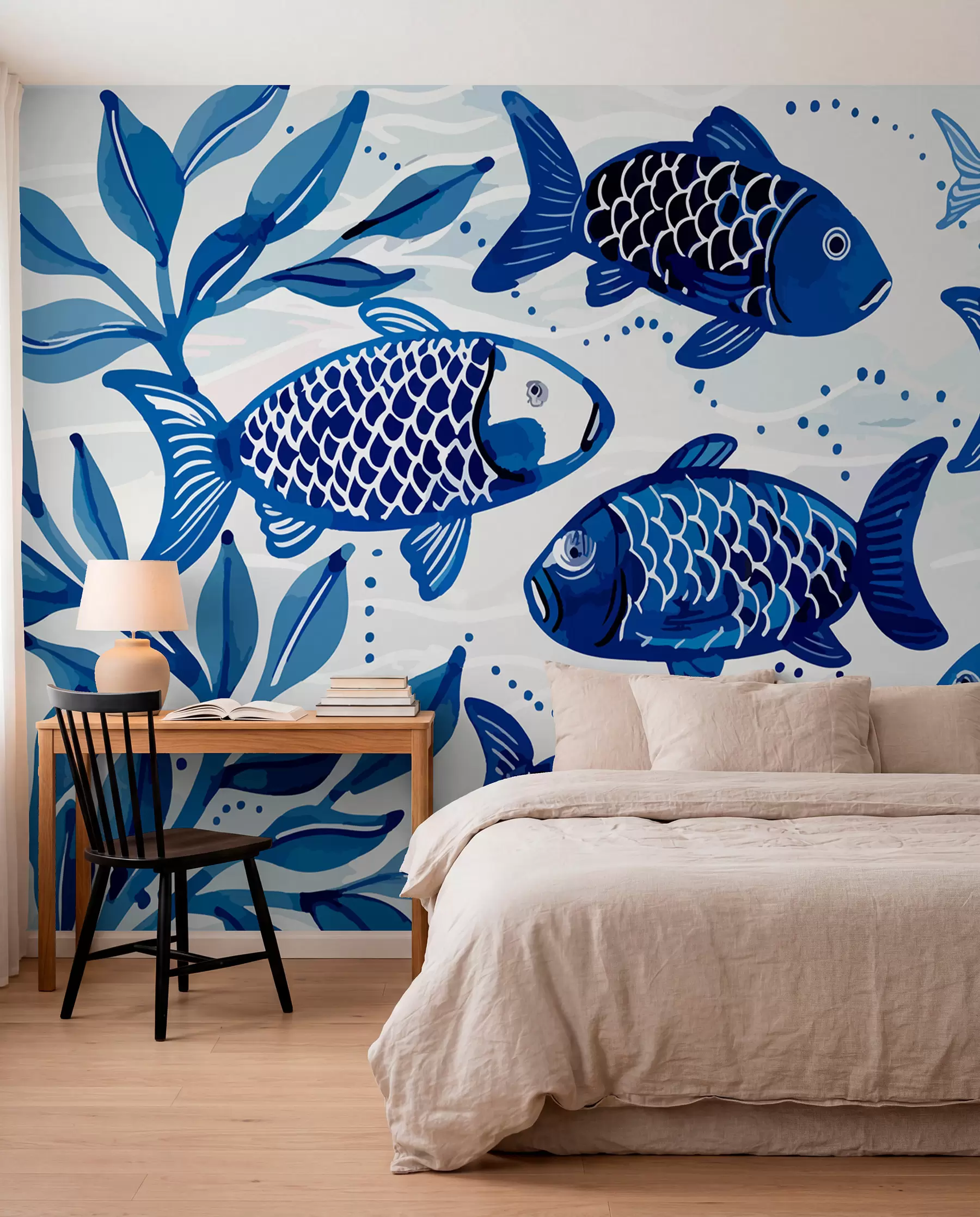 wall murals Плава риба w01062