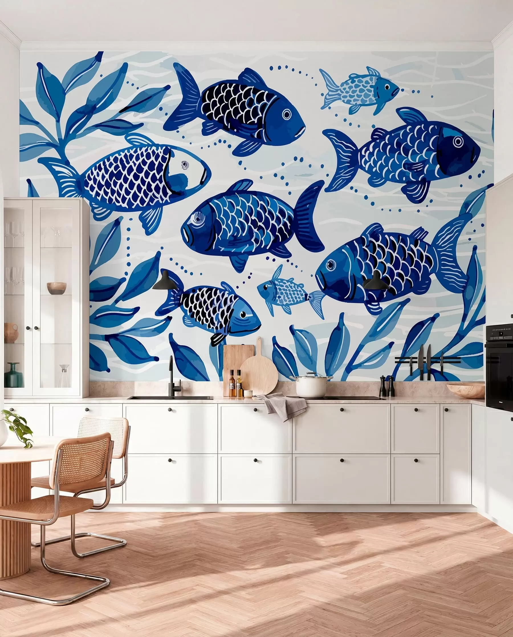 wall murals Плава риба w01062