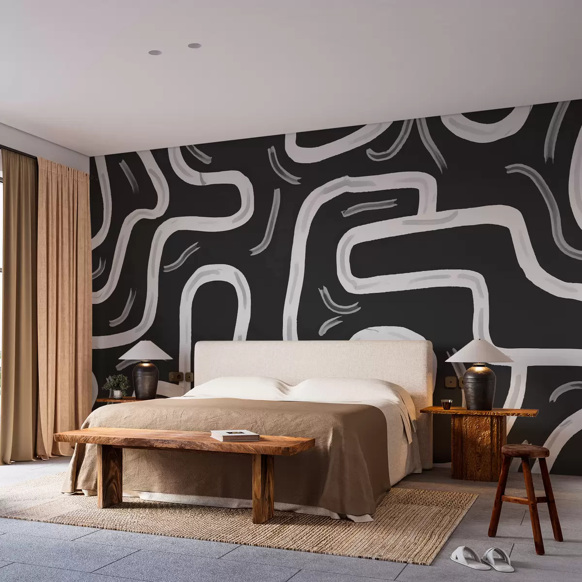 wall murals Апстрактне линије w00972v2