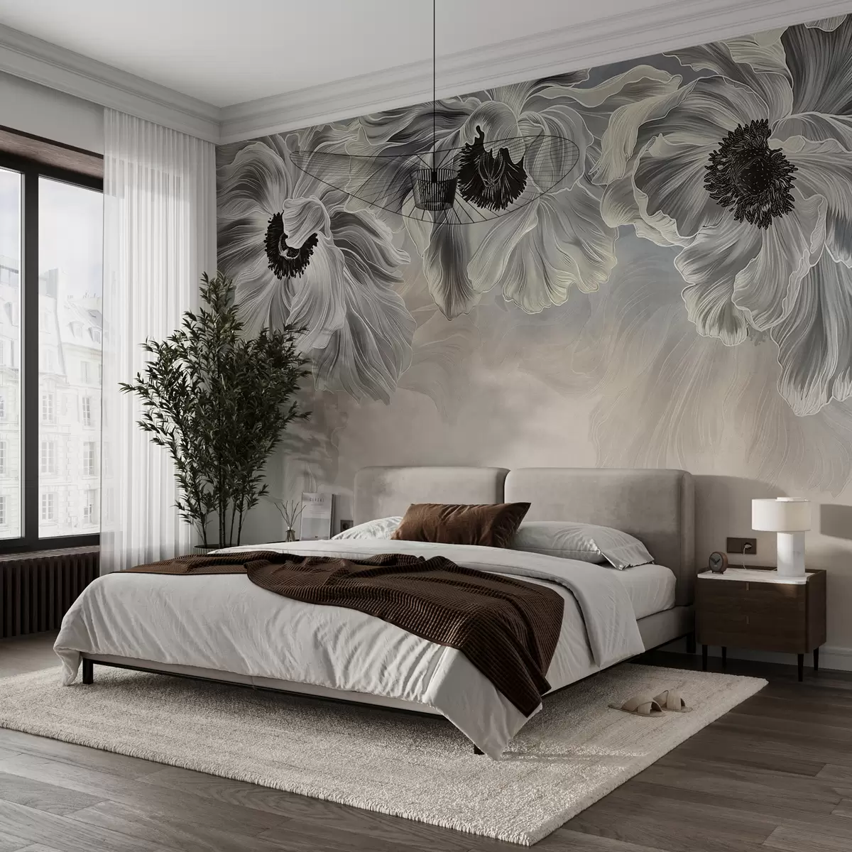 wall murals велики апстрактни цветови w01093