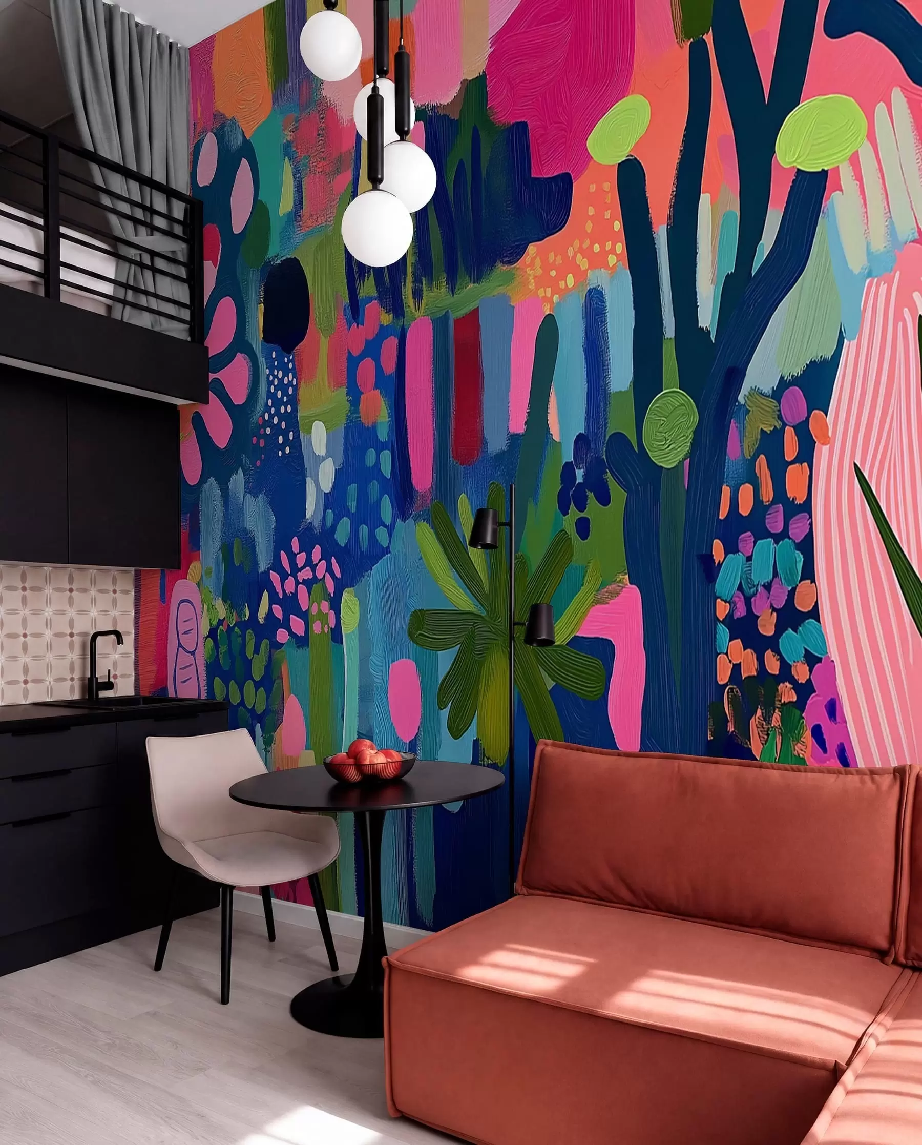 wall murals Светао апстрактни цртеж w08284