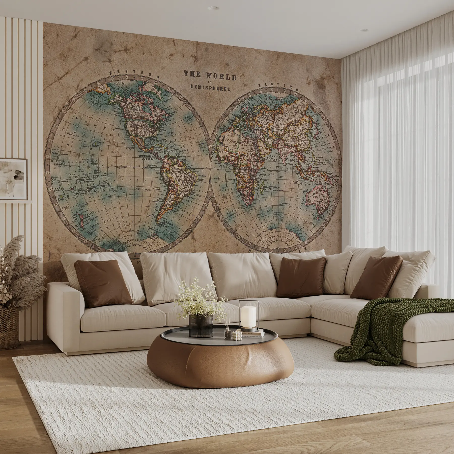 wall murals Свет, карта и атлас u37860