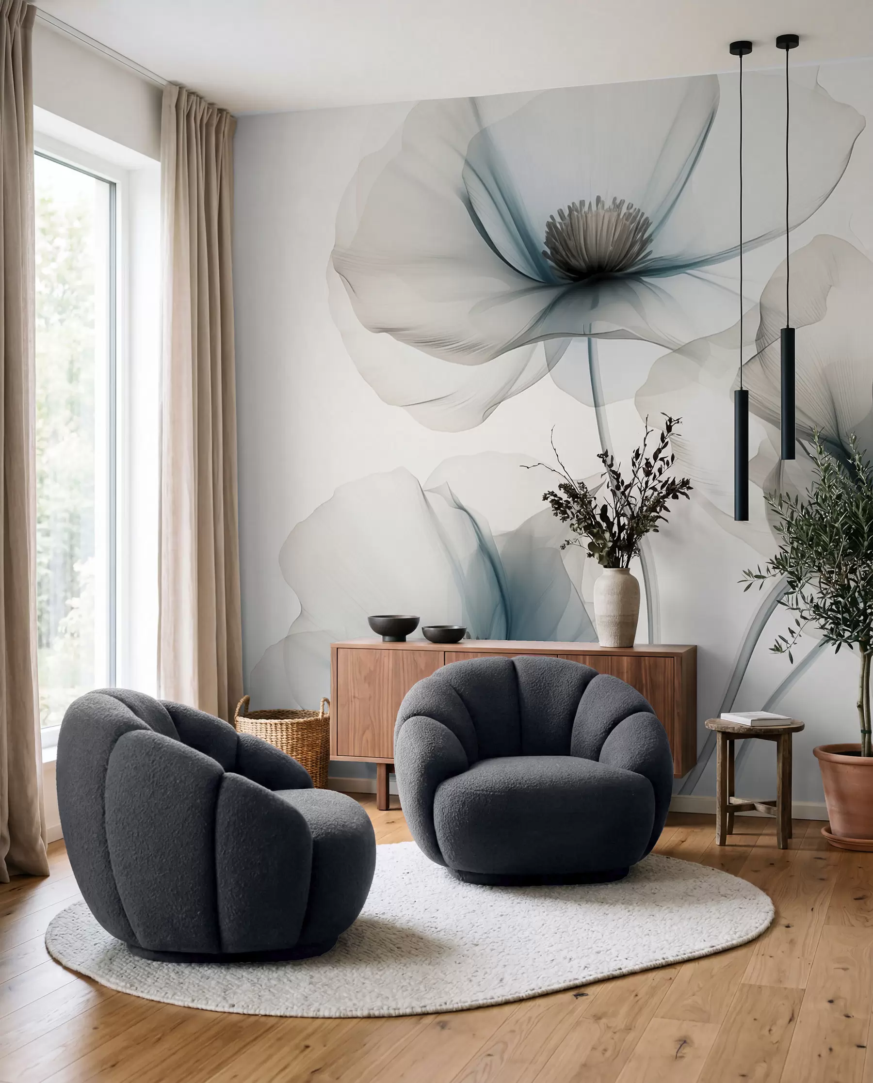 wall murals Latice u tušu w01981