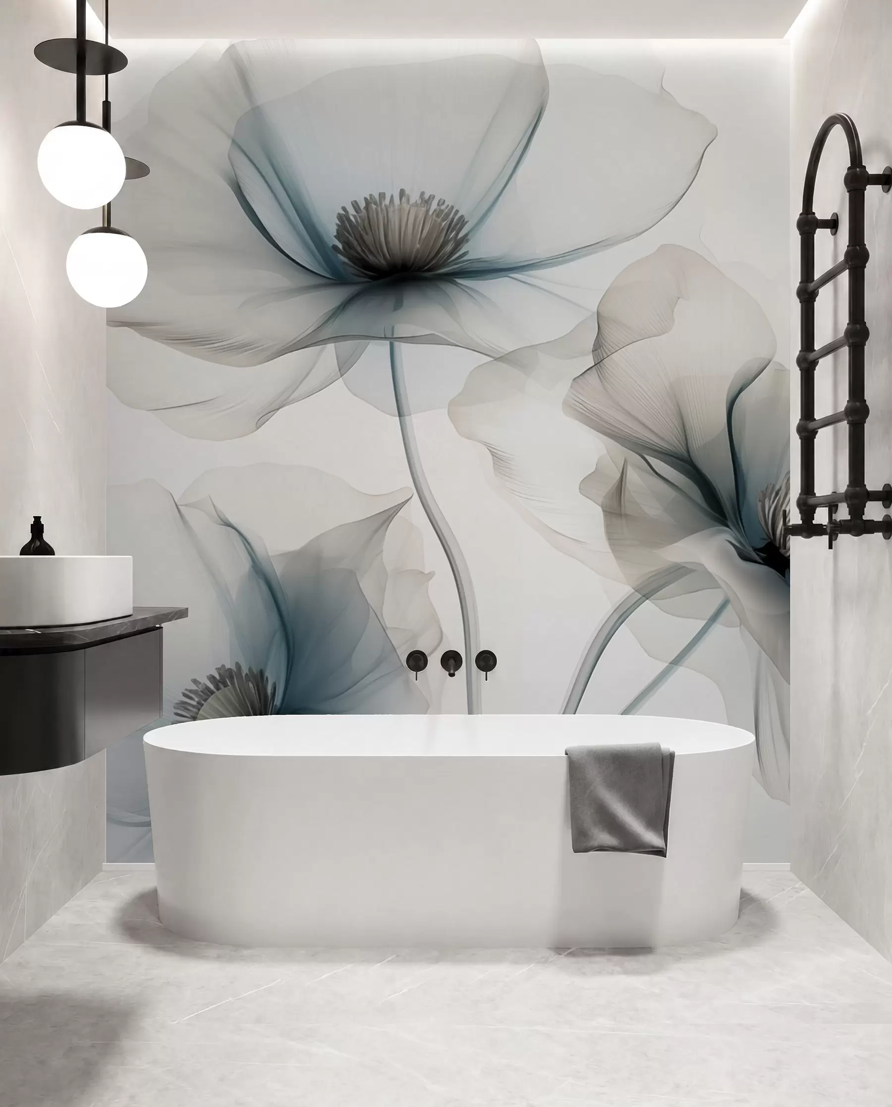 wall murals Етхереал Блоомс w01981