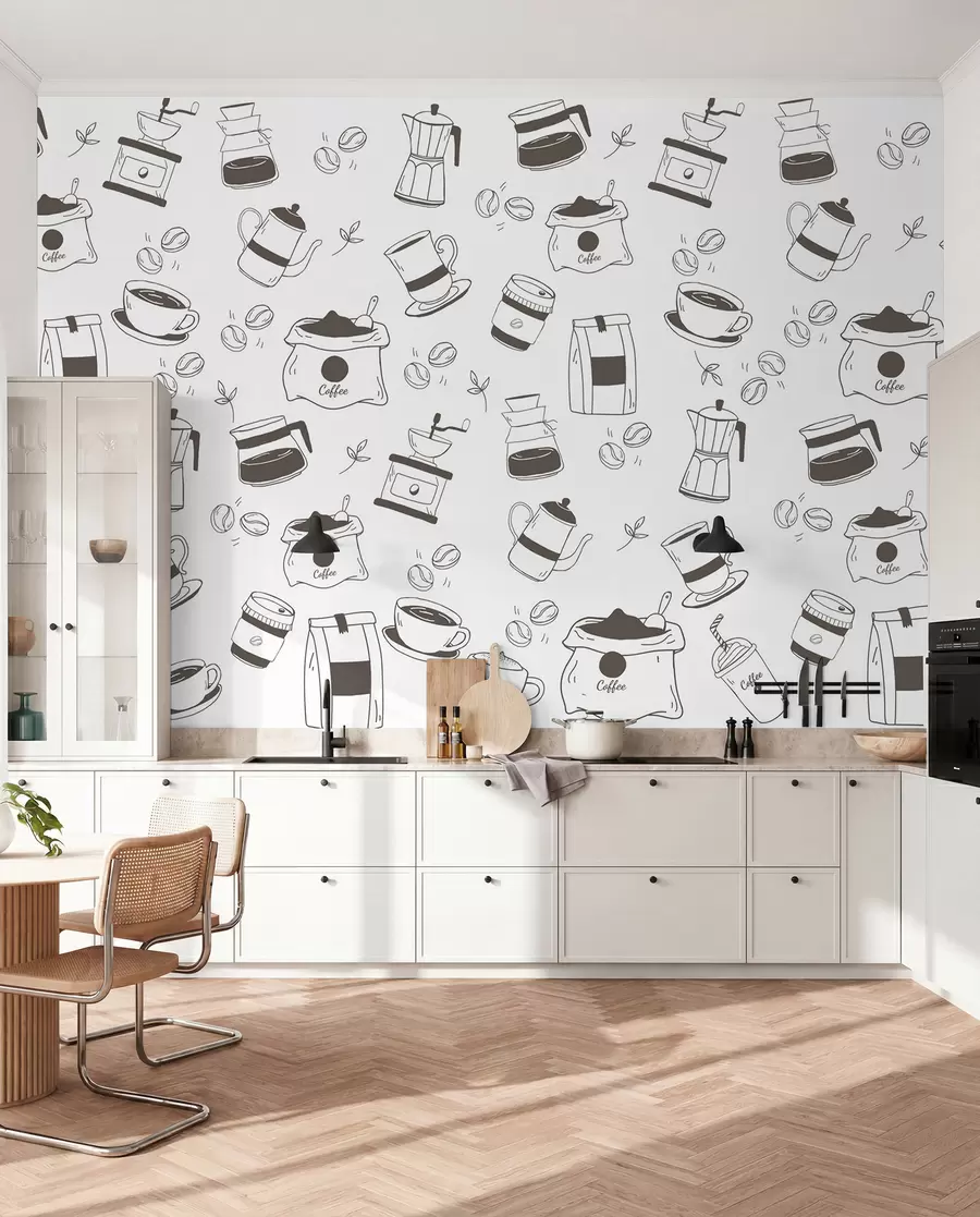 wall murals Детаљи о кафи w02002v2