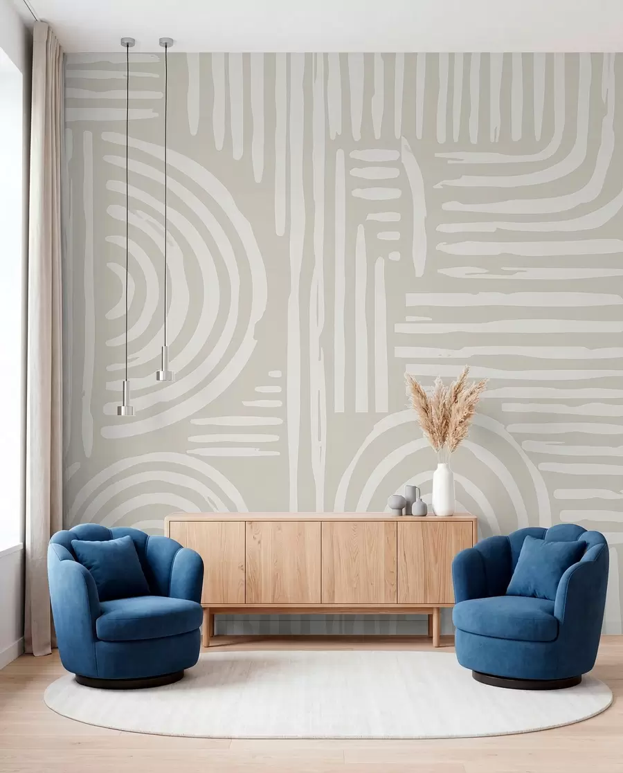 wall murals Ritam pješčanih linija w01919