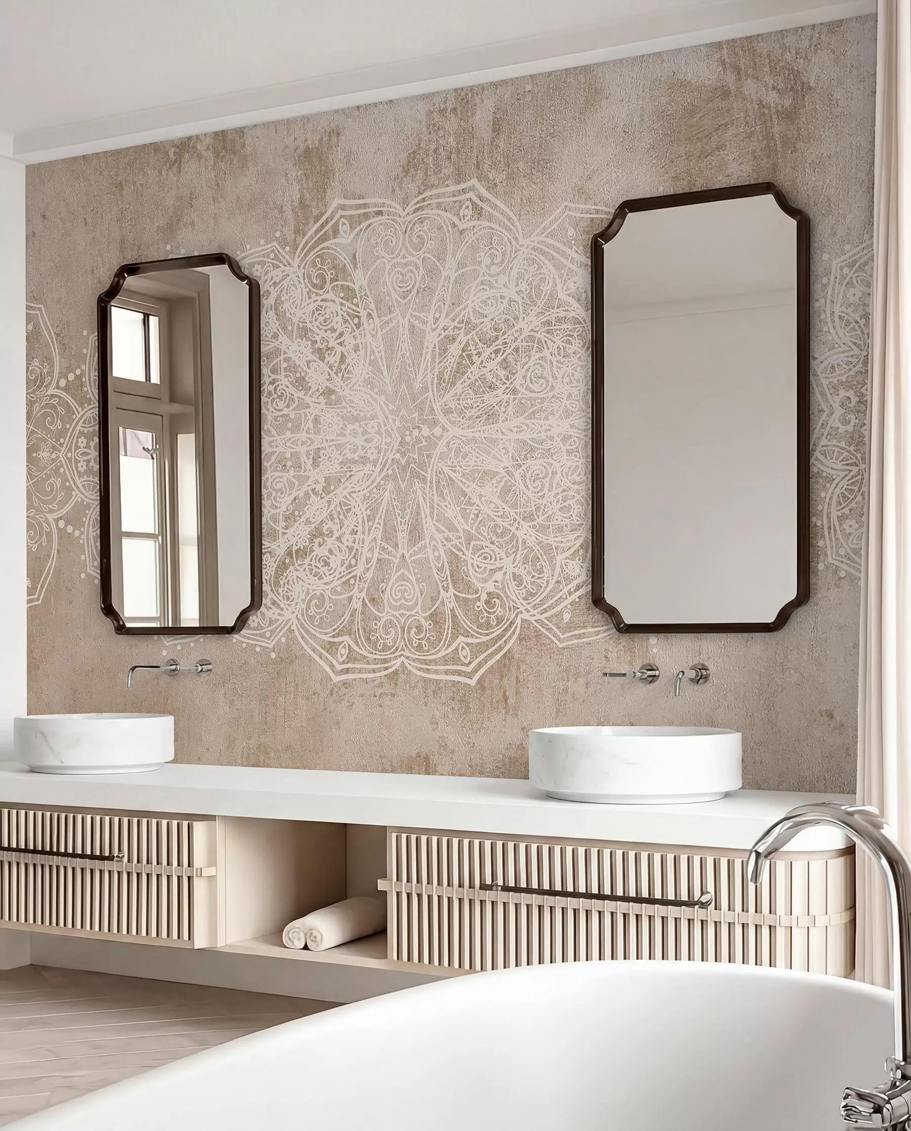 wall murals Mandala na boji pjeska w08387v1