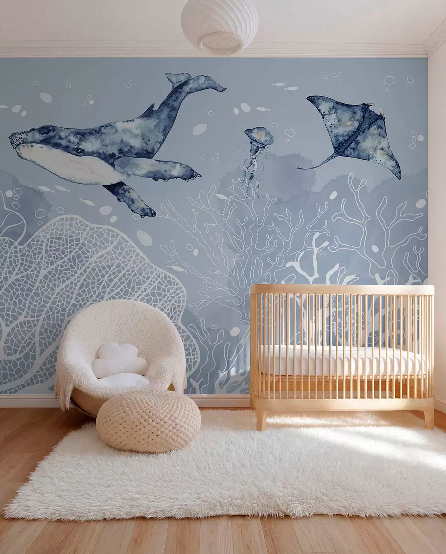 wall murals Kit iznad bijelih korala w00848