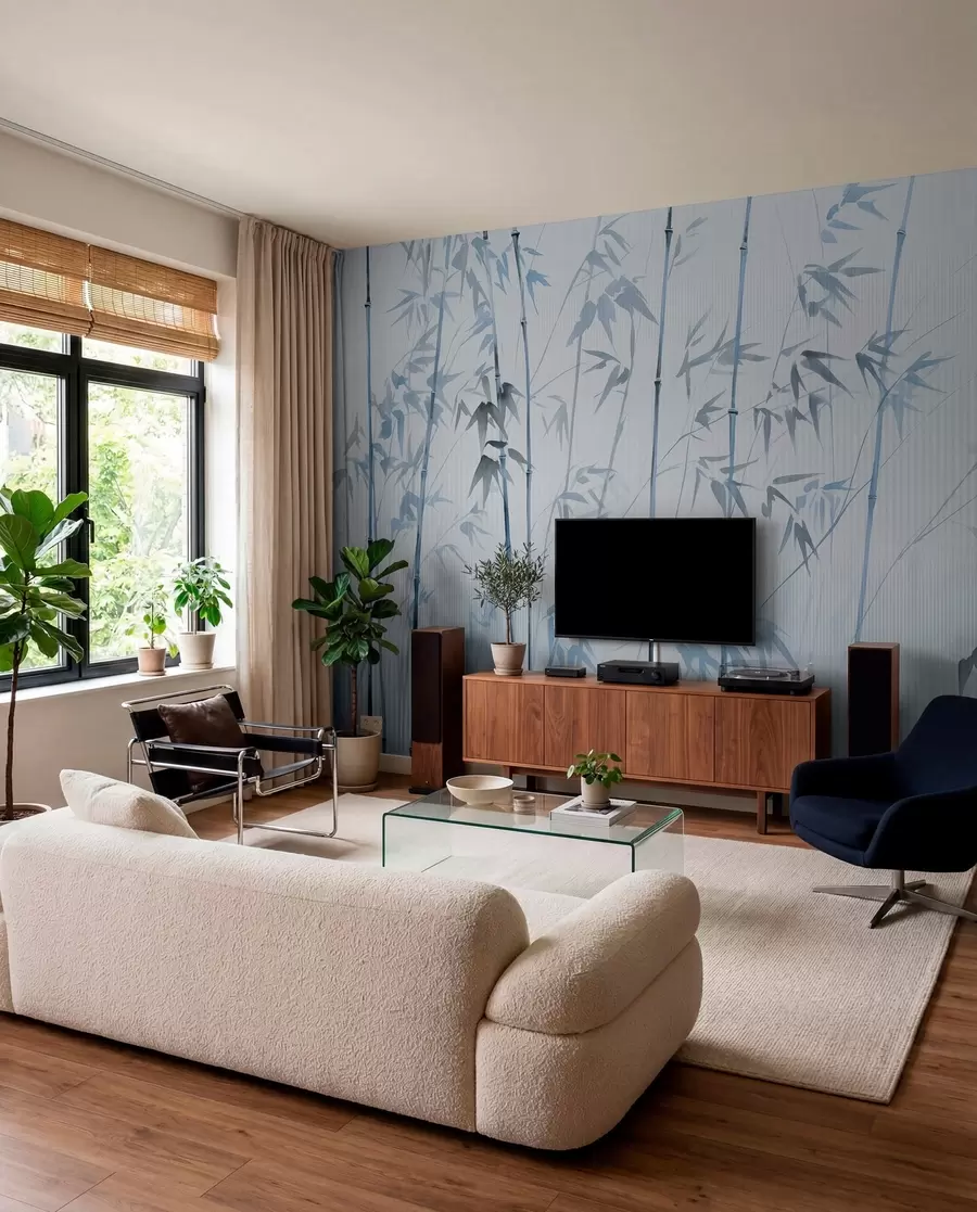 wall murals Акварел бамбус w08390v1
