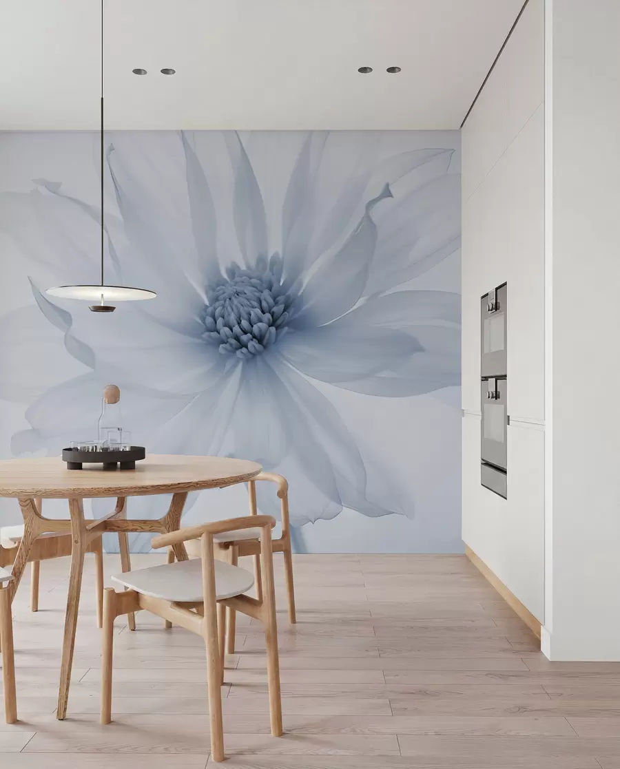 wall murals Cvijet u plavom w02077