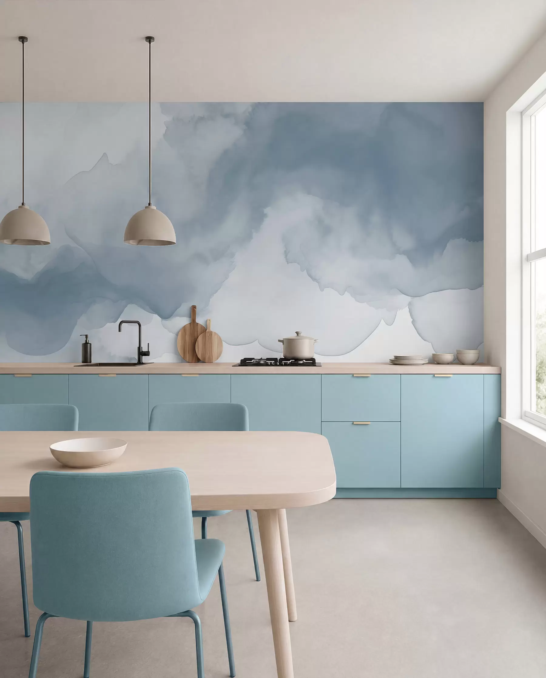 wall murals Апстрактна разблажења боје w02114v2
