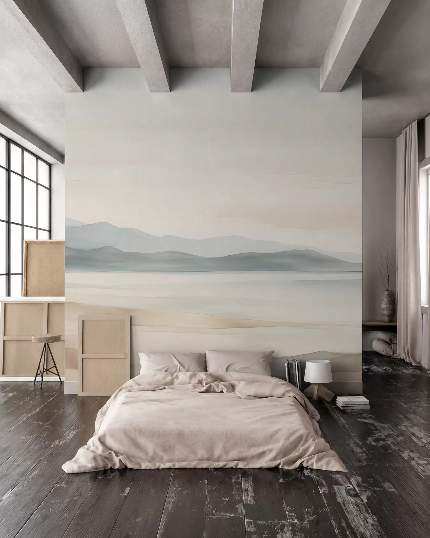 wall murals Daleke obale u akvarelu w02117