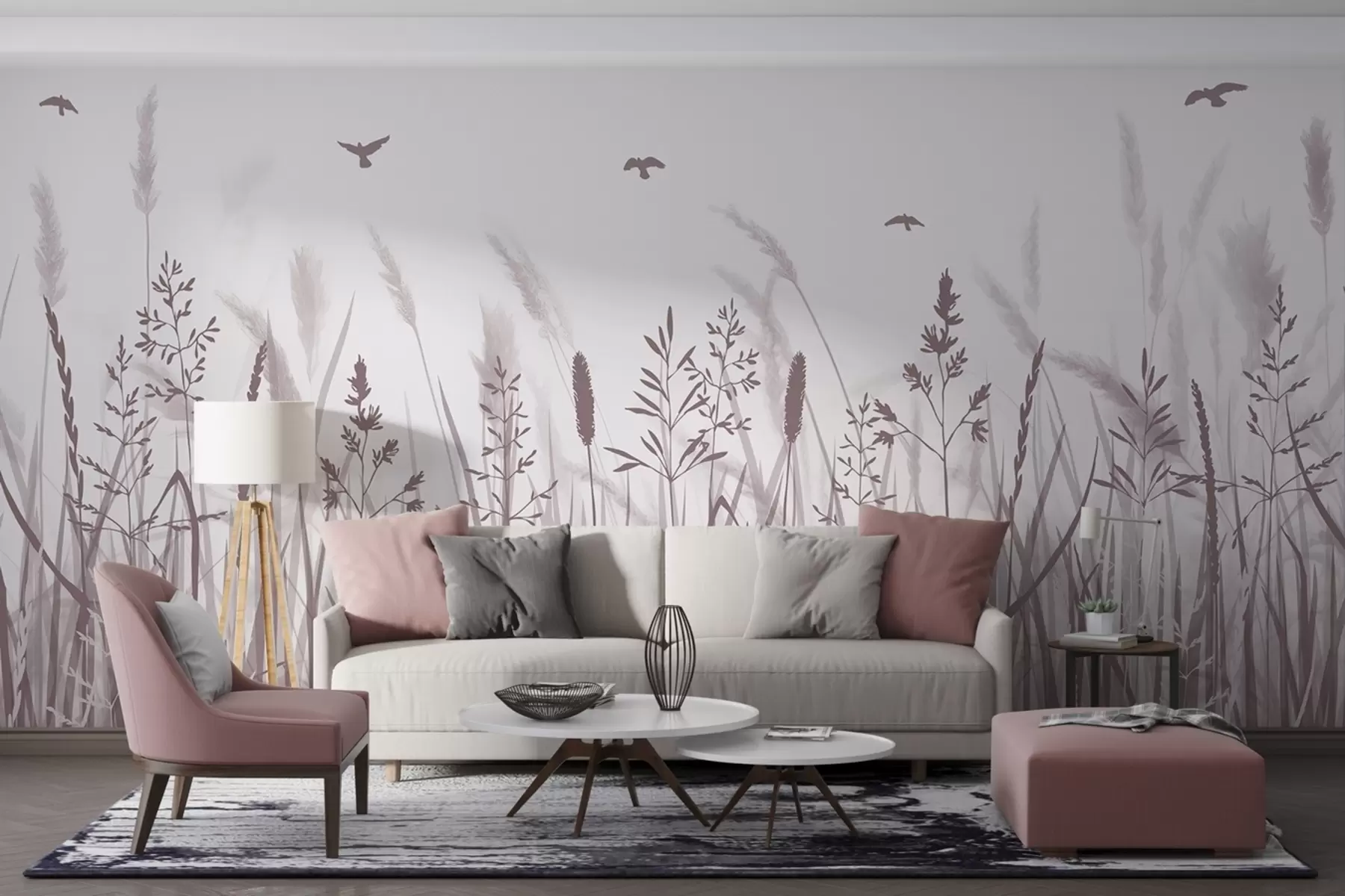 wall murals Поље класја w02119v3