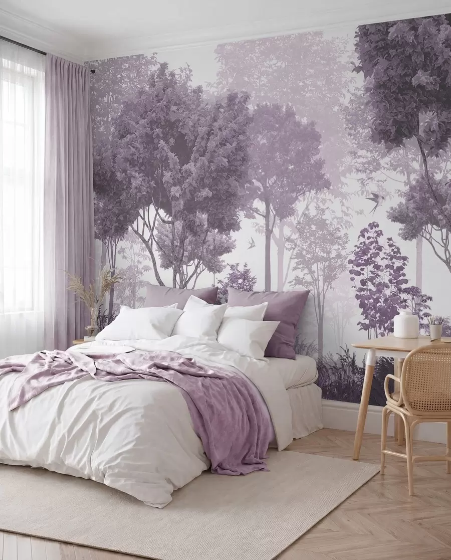 wall murals Мирна шума са нежним створењима u72134v4