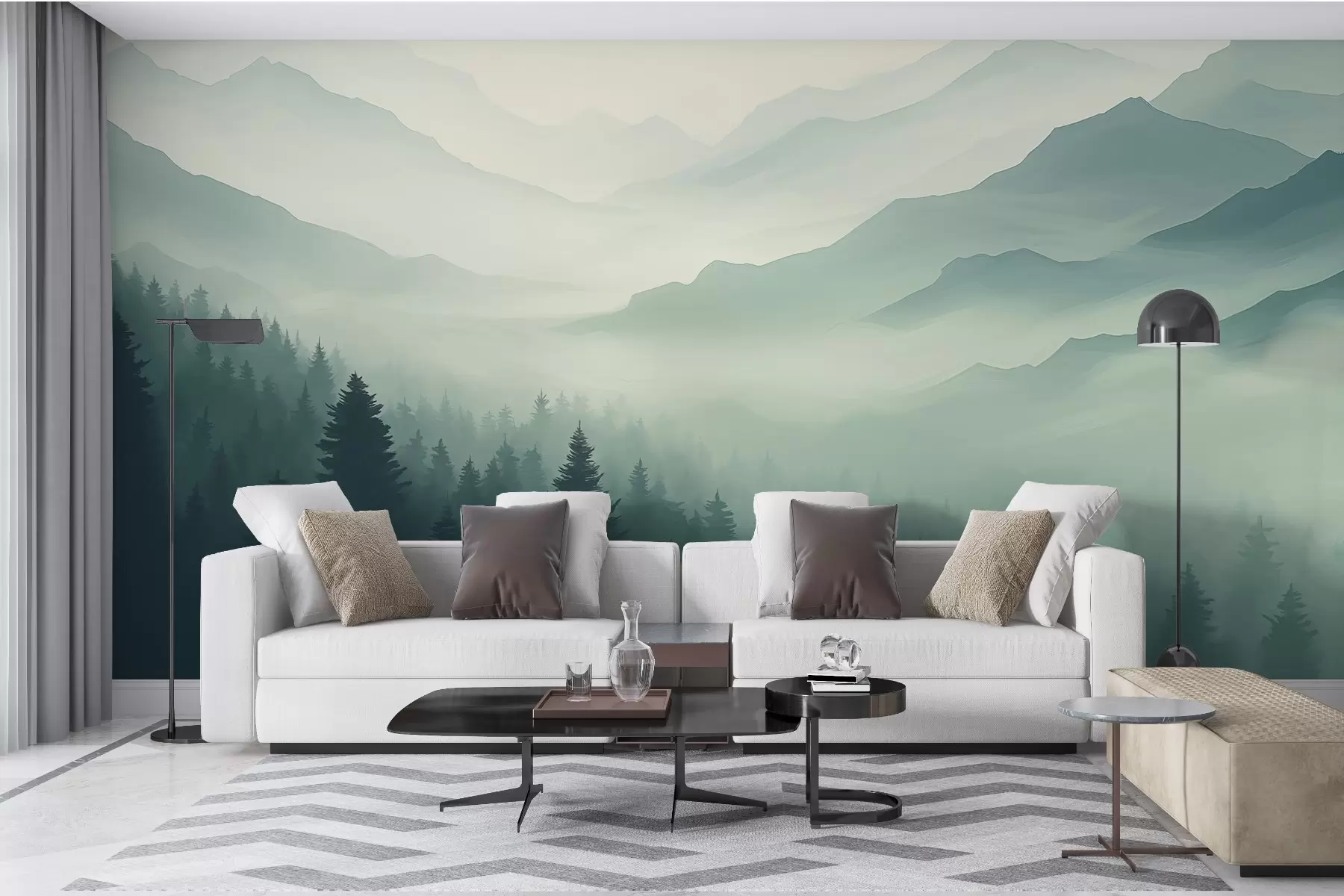 wall murals Шуме и планине w02186