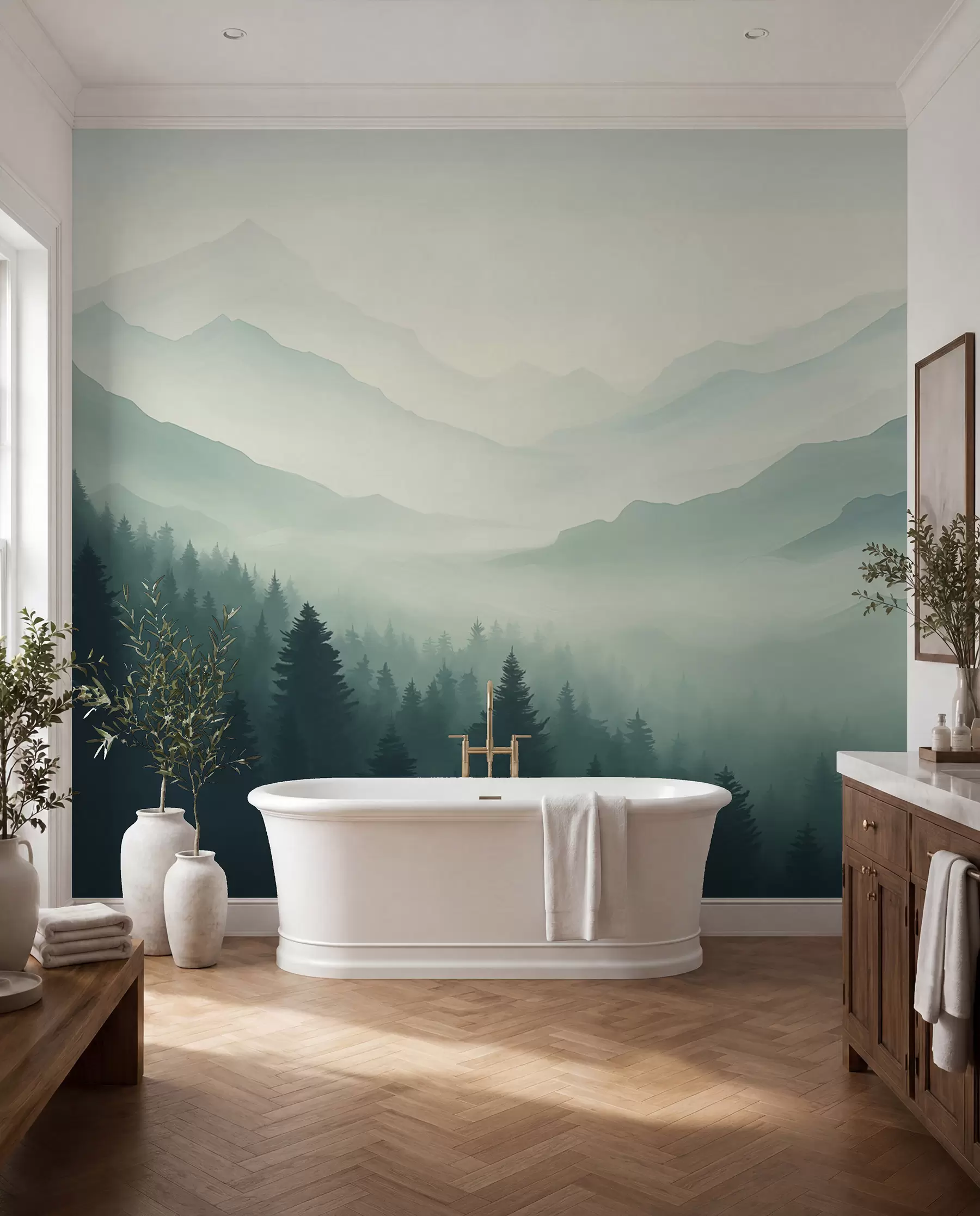 wall murals Шуме и планине w02186