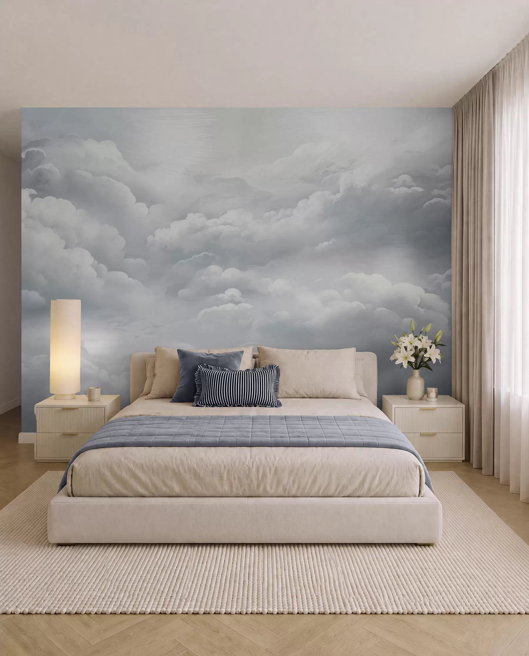 wall murals Облаци у сивом w02189v1