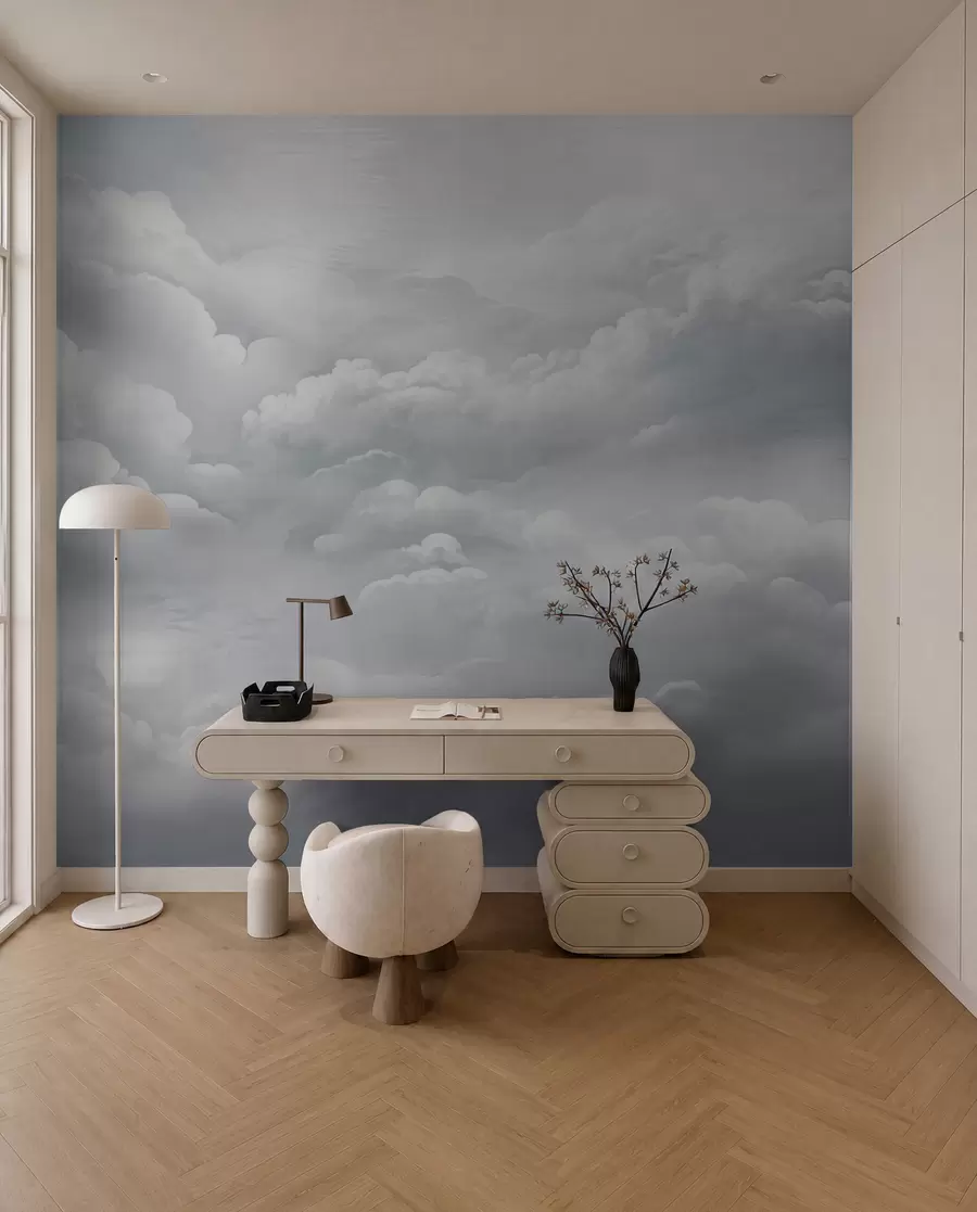 wall murals Srebrni svod oblaka w02189v1