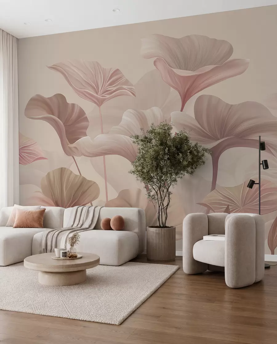 wall murals Меке латице нежних нијанси w00385v1