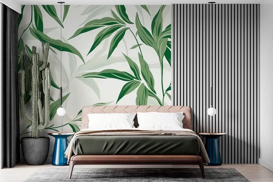 wall murals Тропско зеленило w02214