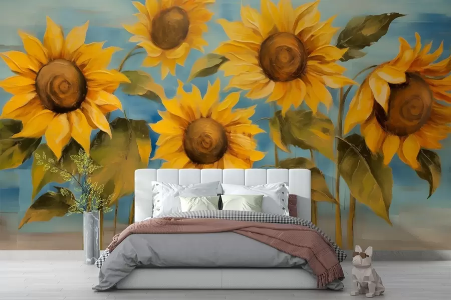 wall murals Летњи сунцокрети w02215