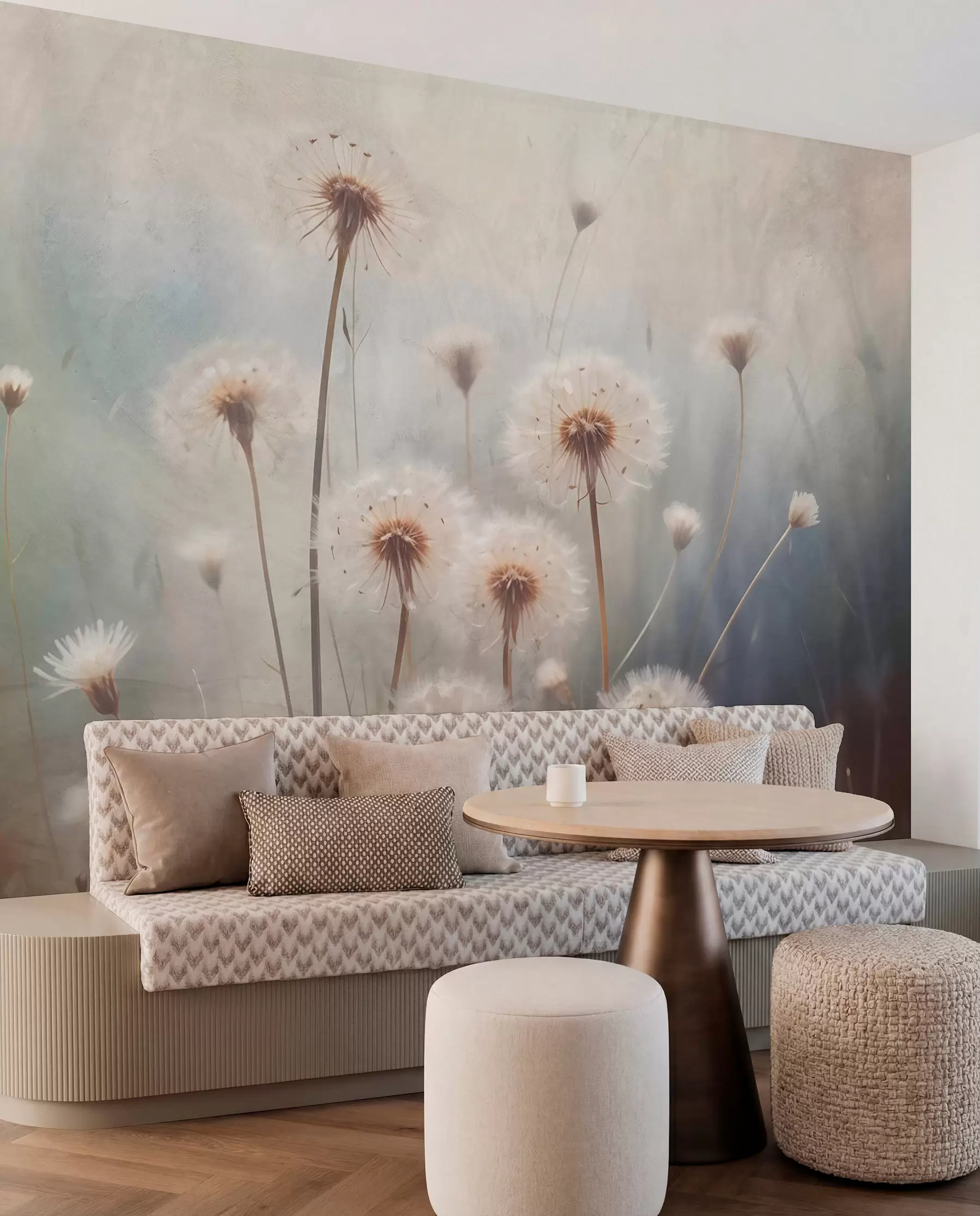 wall murals Maslačci u svitanje w08432