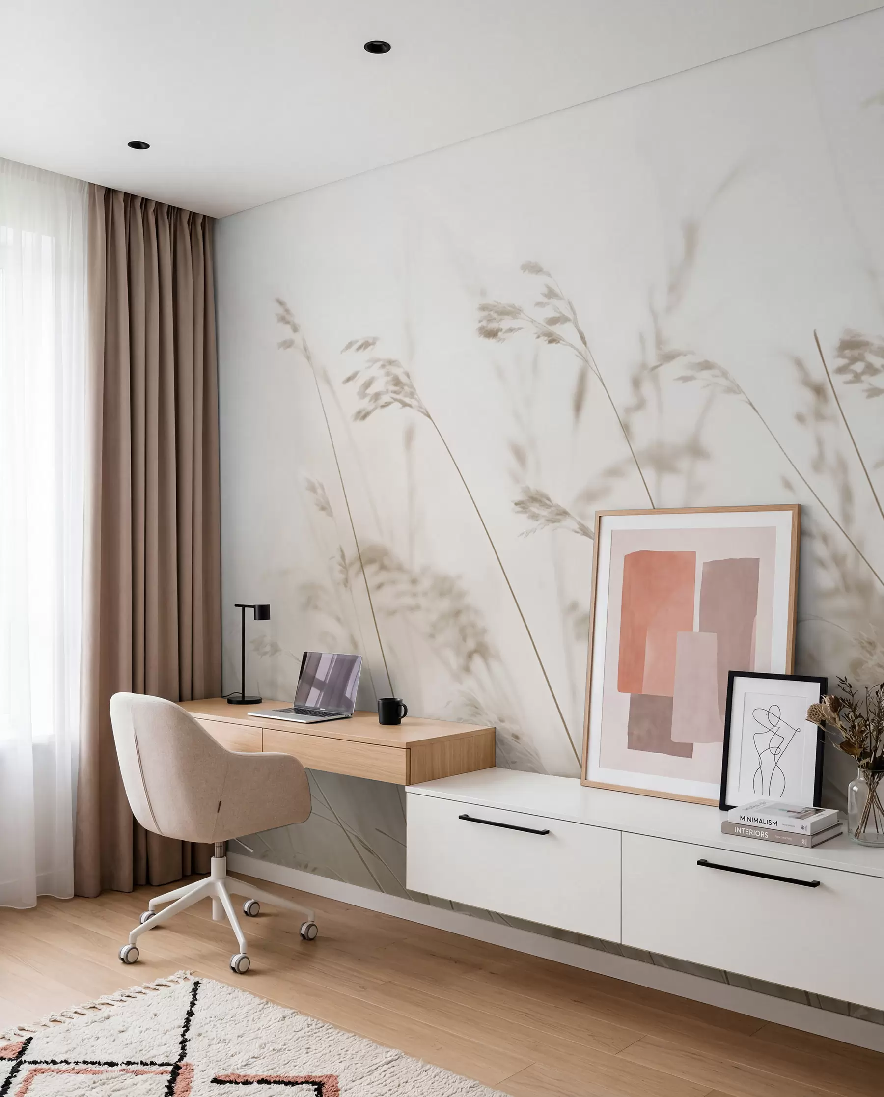 wall murals Trave u zoru w02250