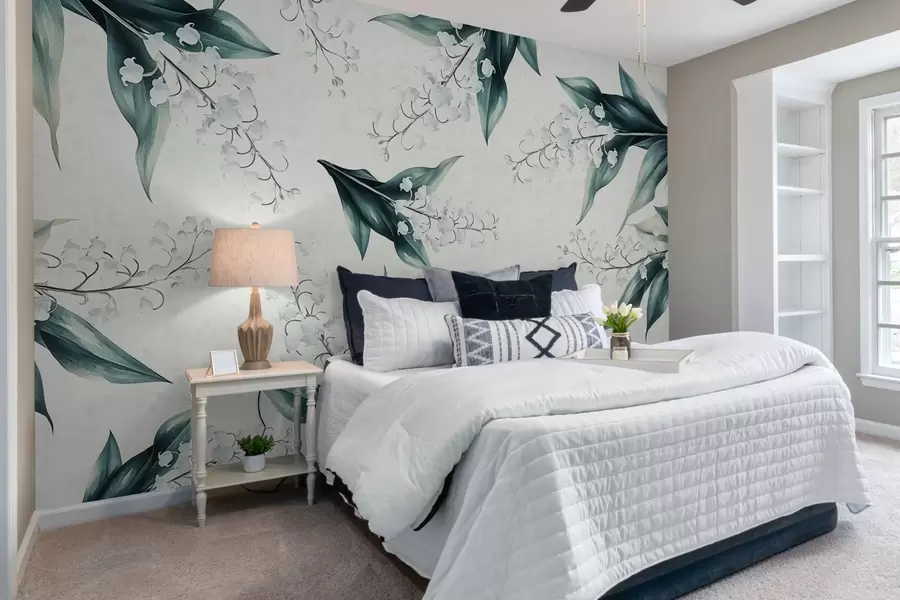 wall murals нежни ђурђеваци на светлој позадини w02292