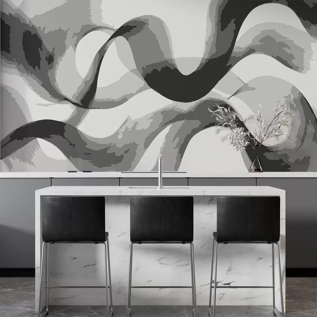 wall murals Апстрактни таласи w02304