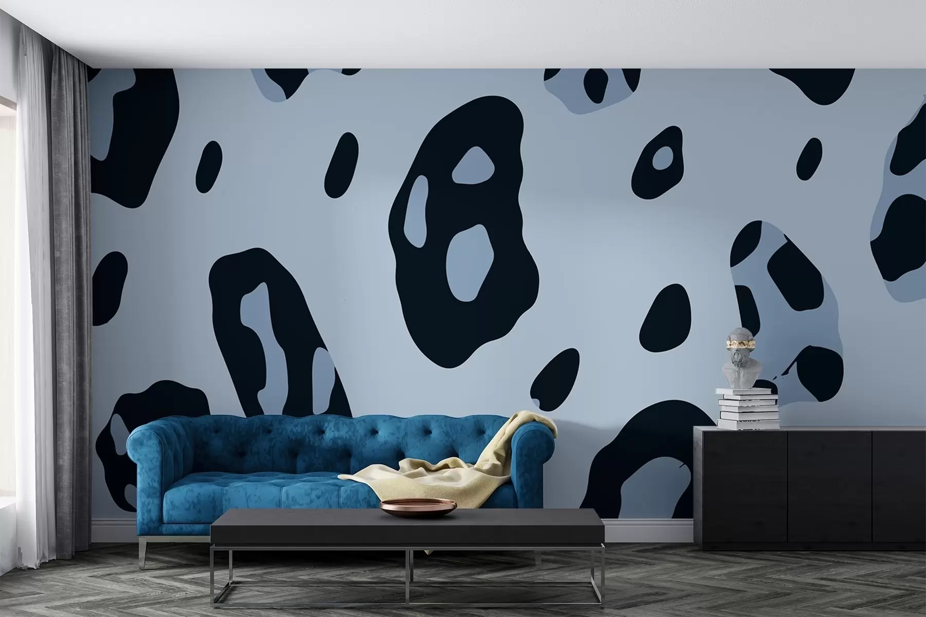 wall murals Леопард пеге апстракција w02308v1