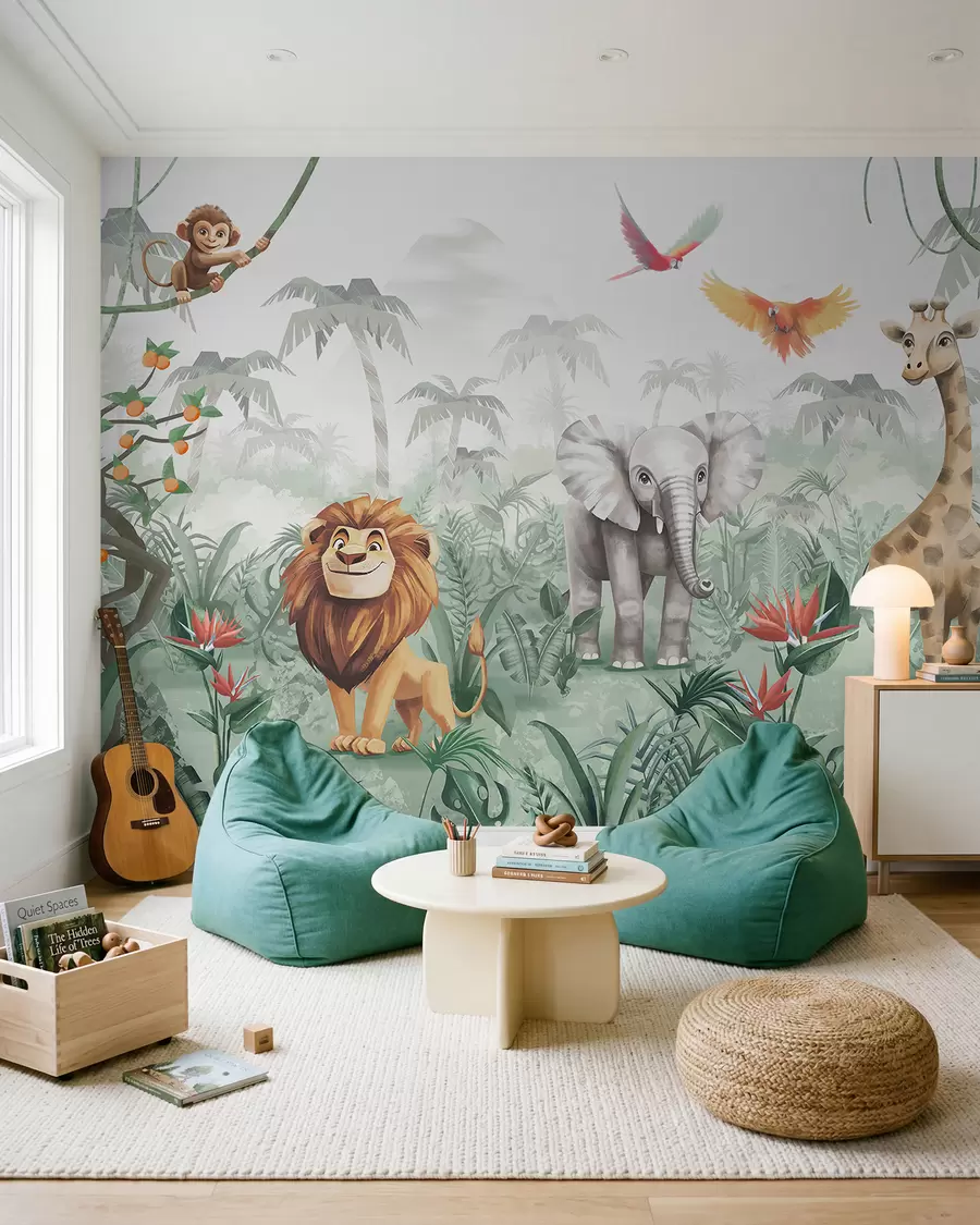 wall murals Safari među palmama w02440
