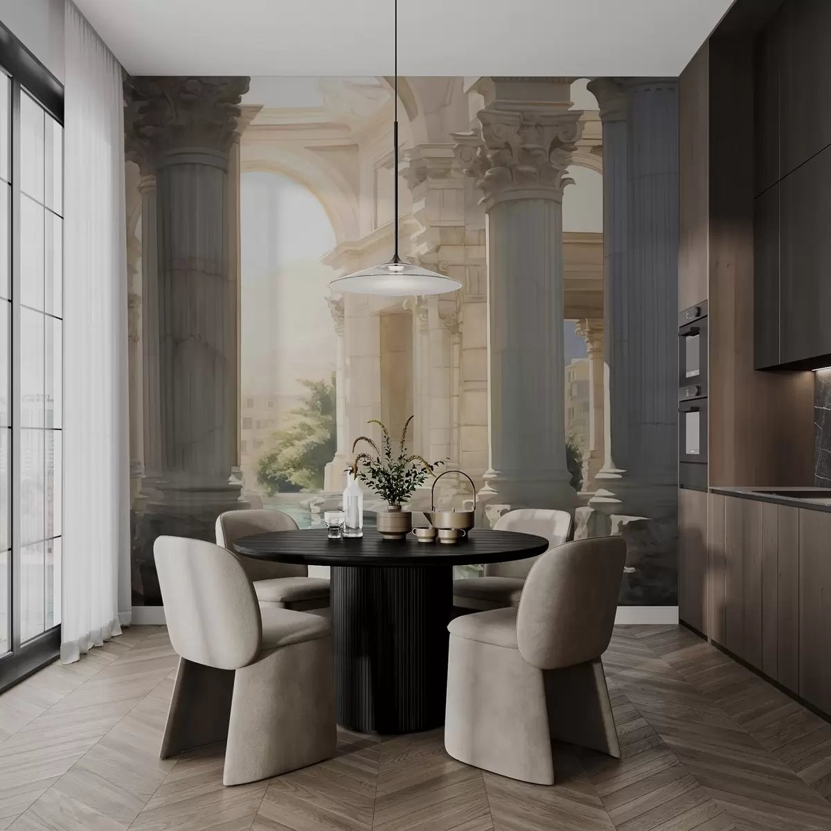 wall murals Античке колоне w02435