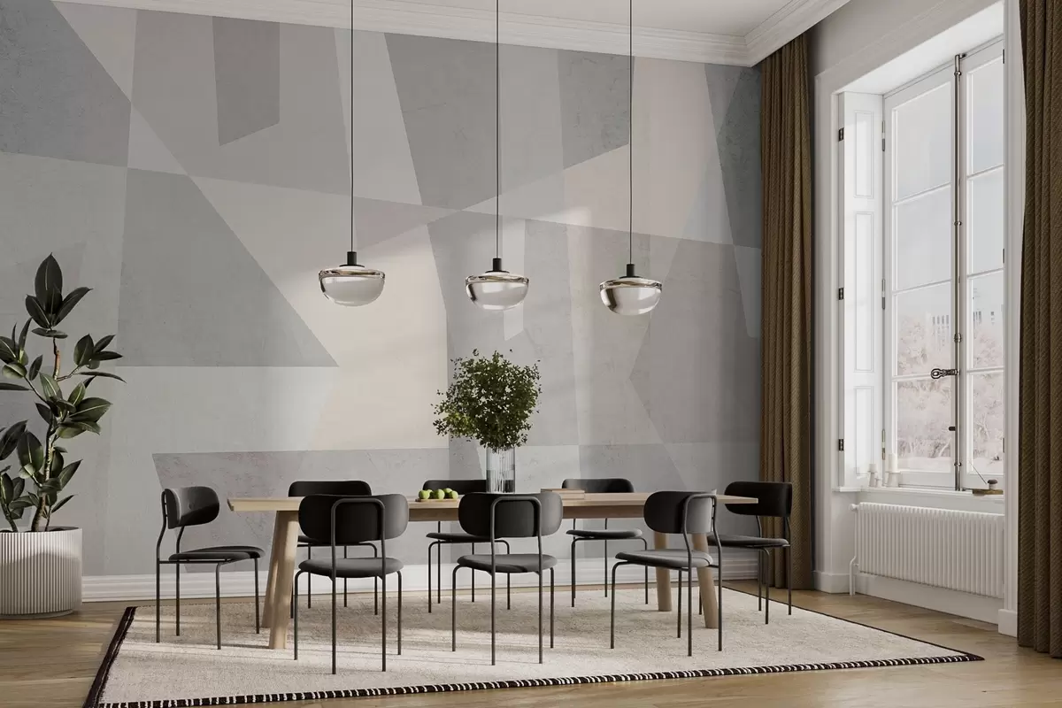 wall murals модерна текстурирана геометрија  w02445
