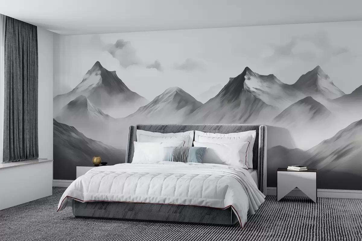 wall murals Планинска магла w02309