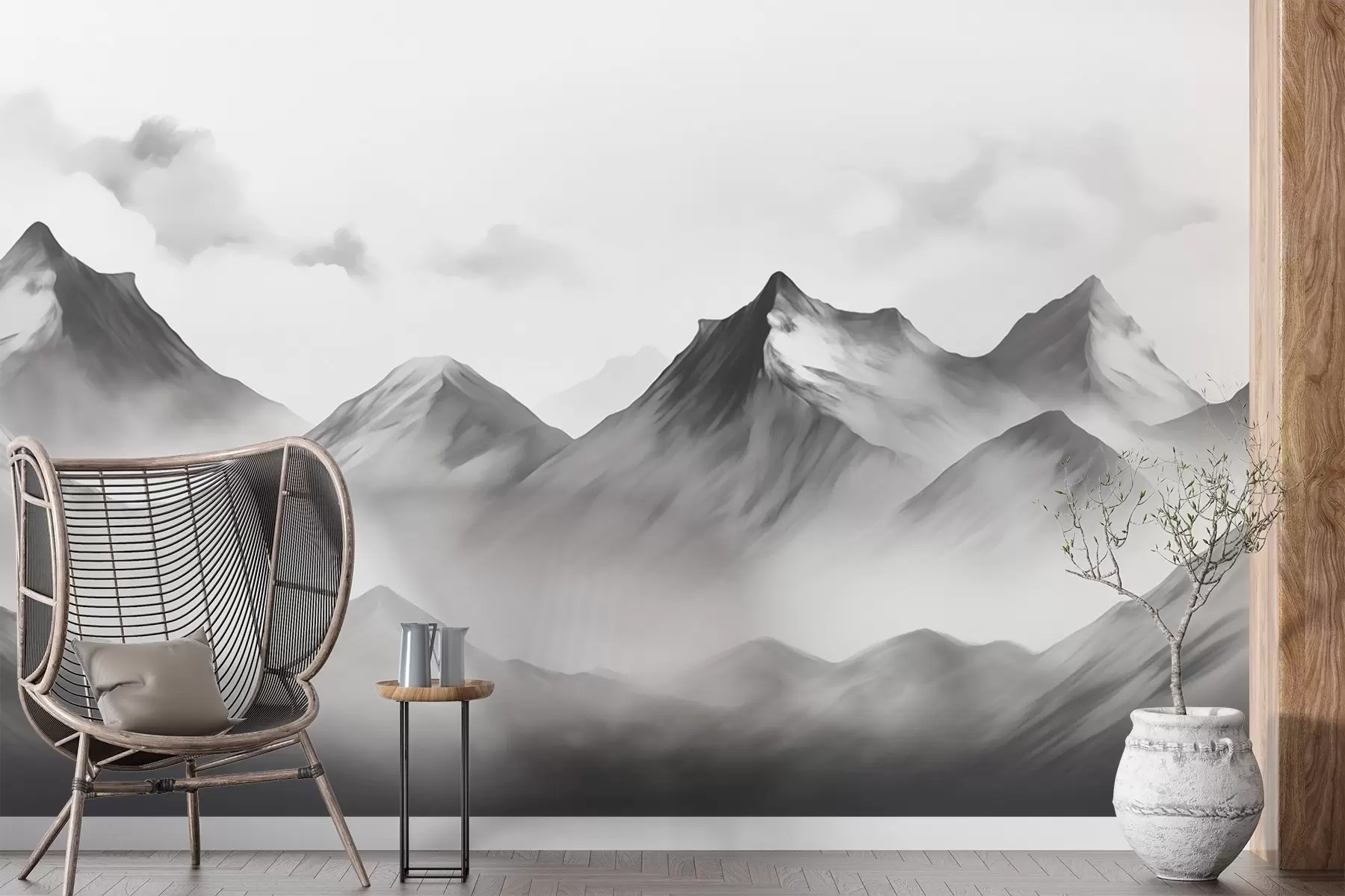 wall murals Планинска магла w02309