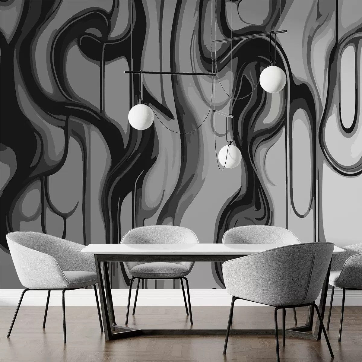 wall murals Апстрактне линије w02421v1