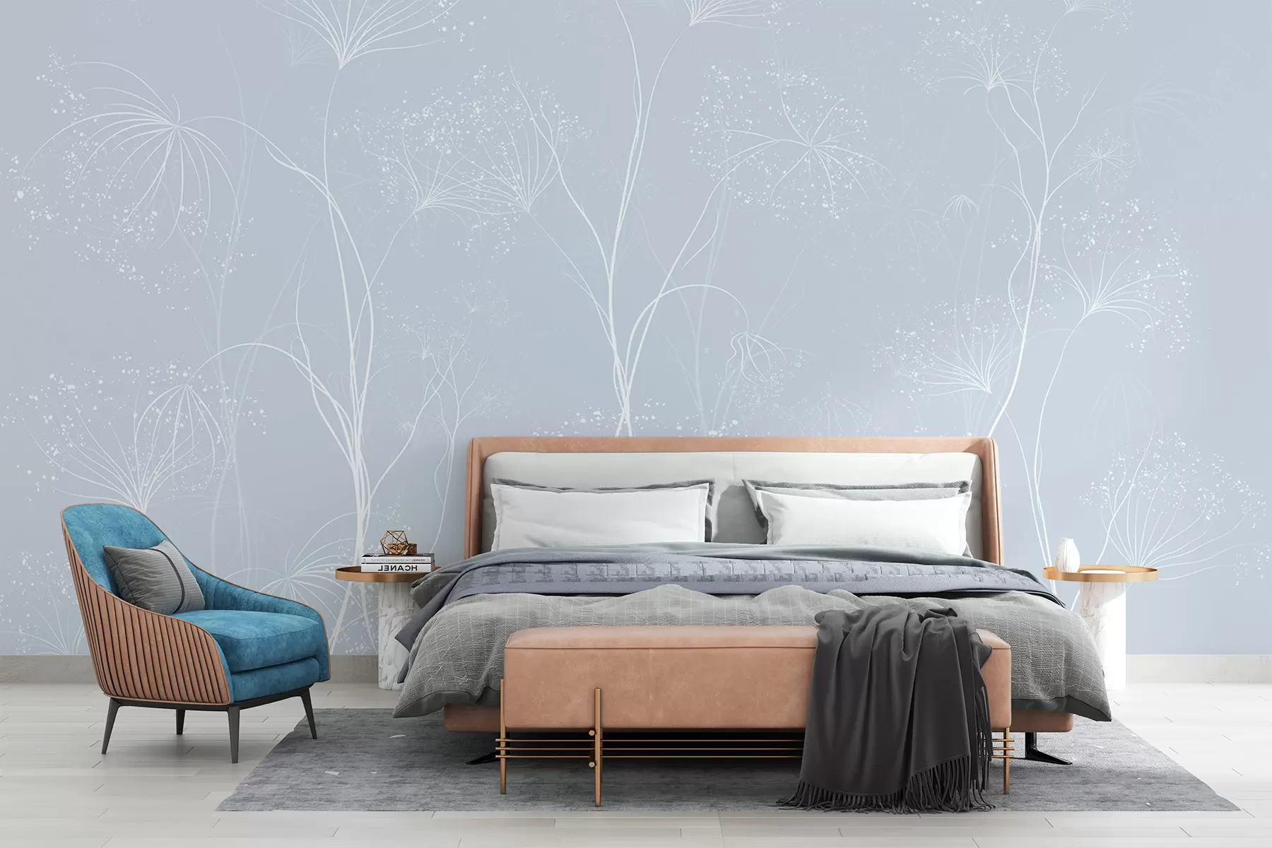 wall murals Лагани цветни мотиви w02422v2