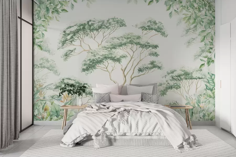 wall murals Прашума са зеком w02478